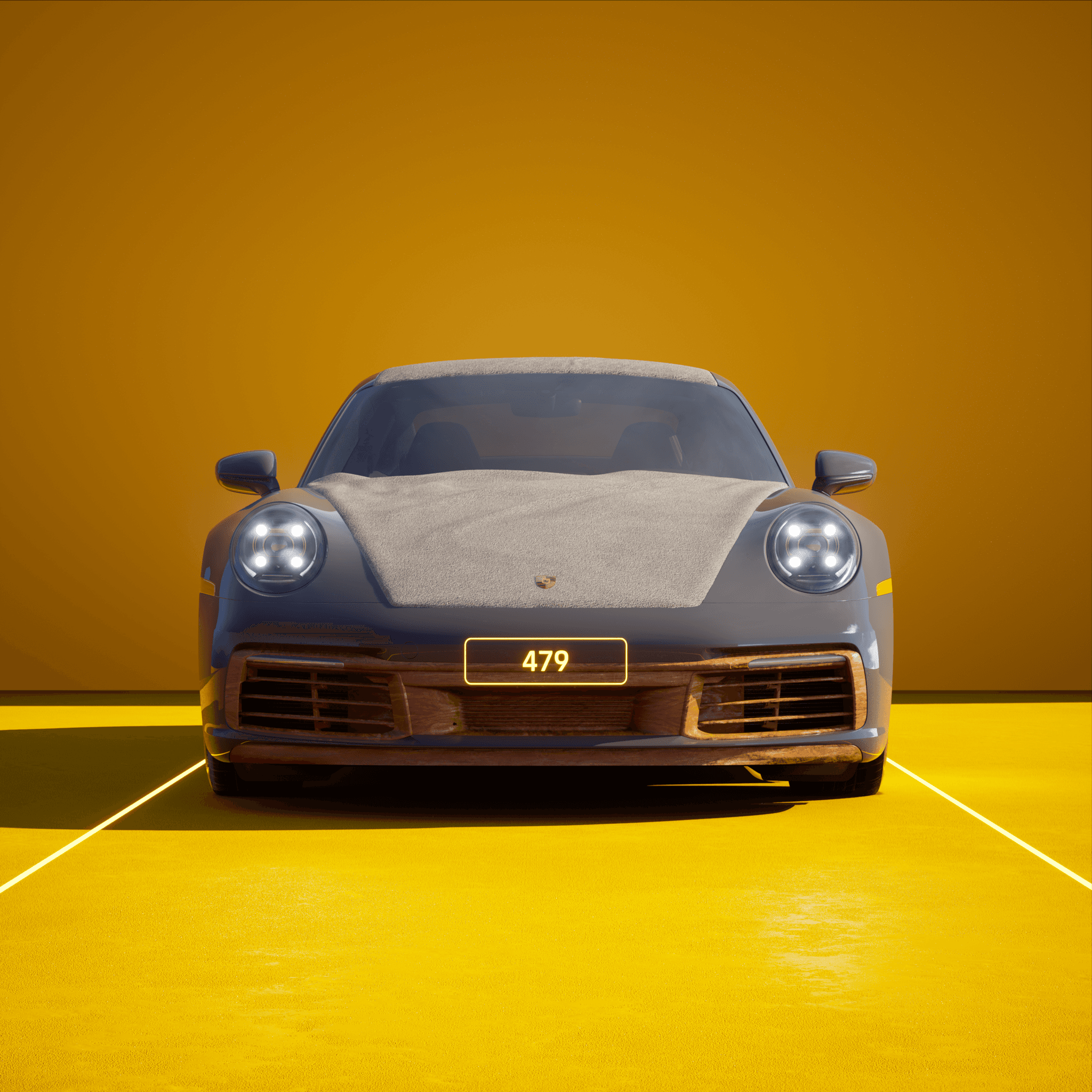 The PORSCHΞ 911 479 image in phase
