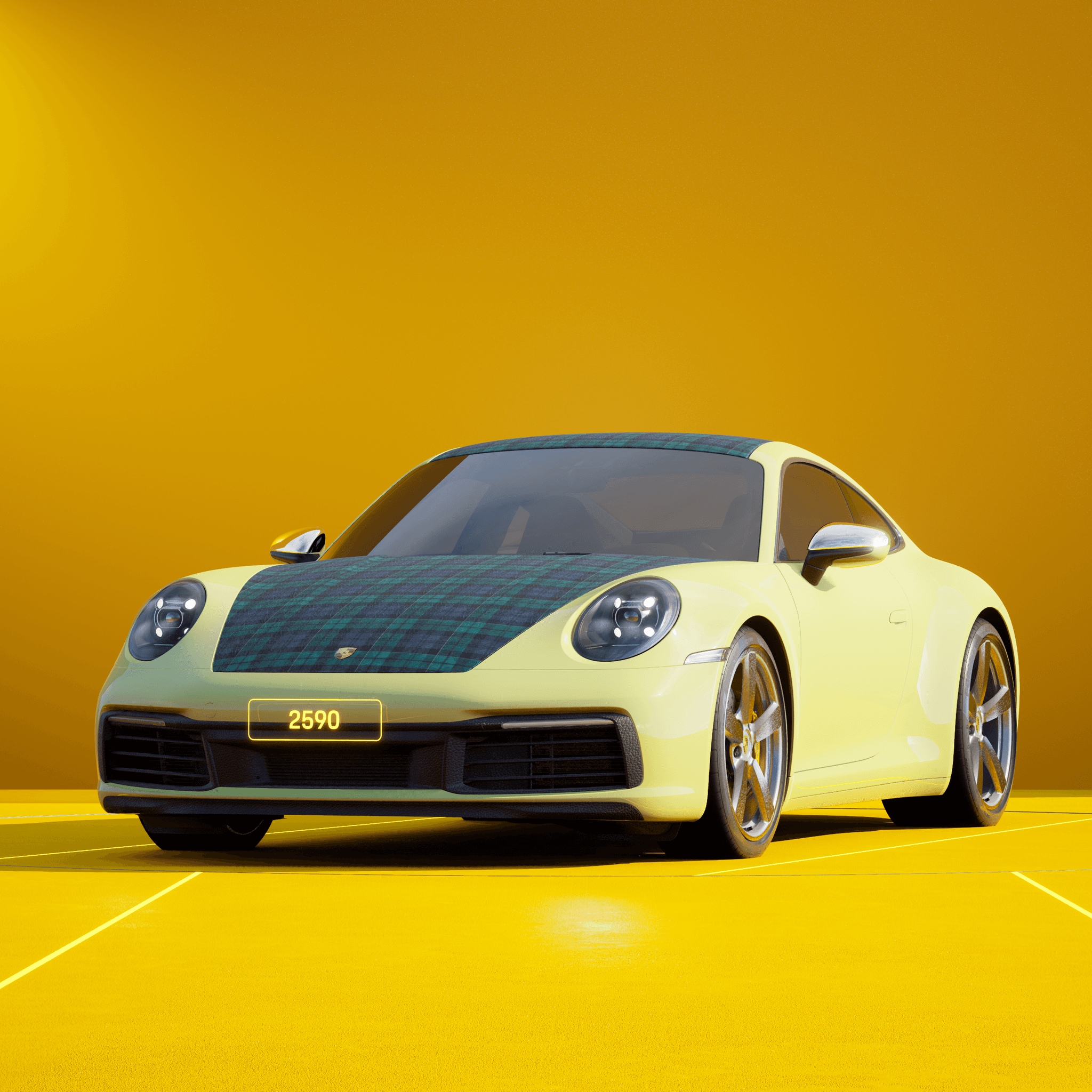 The PORSCHΞ 911 2590 image in phase