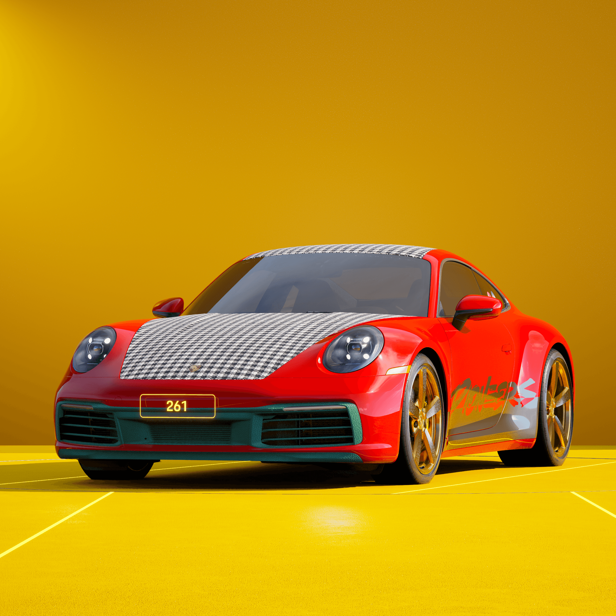 The PORSCHΞ 911 261 image in phase