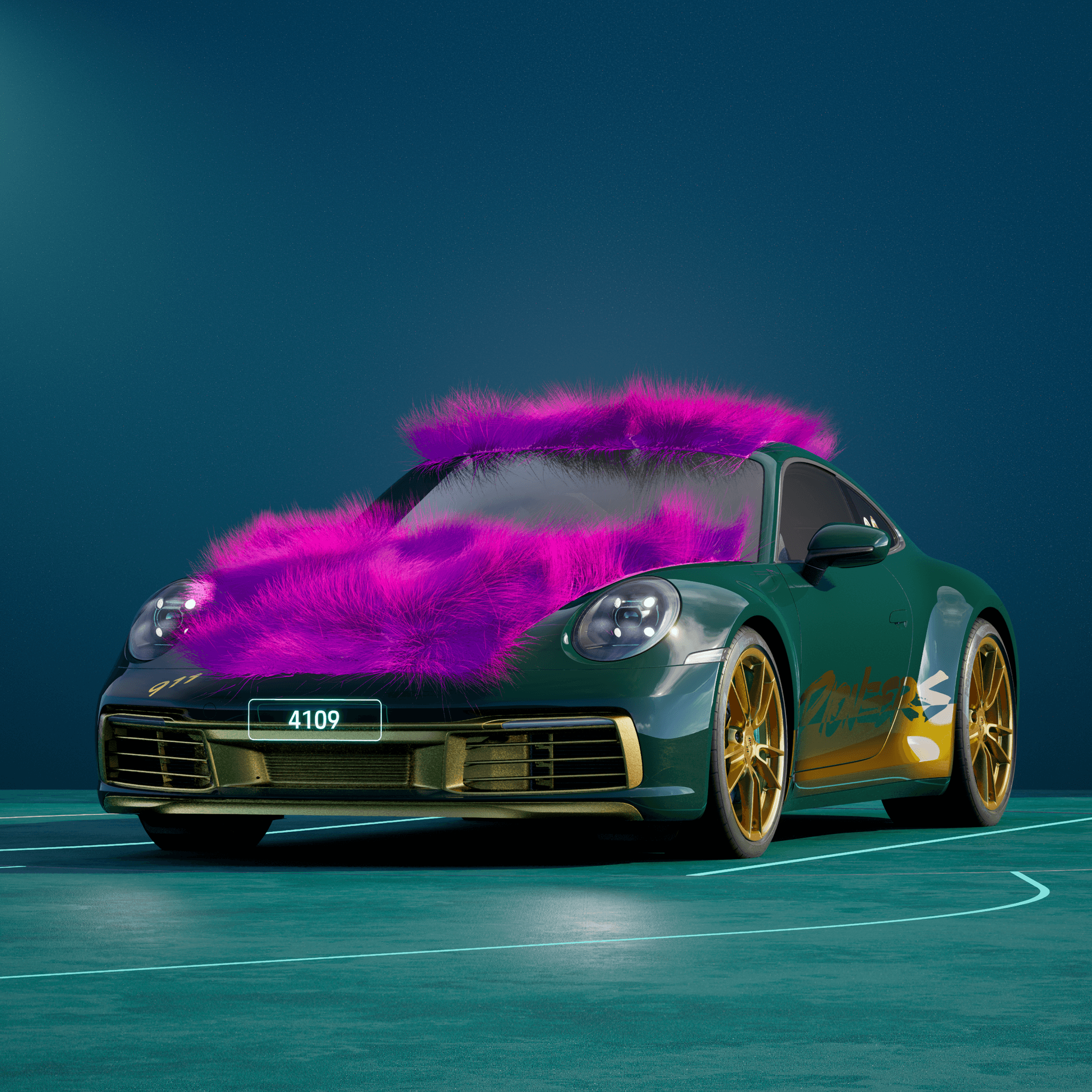 The PORSCHΞ 911 4109 image in phase
