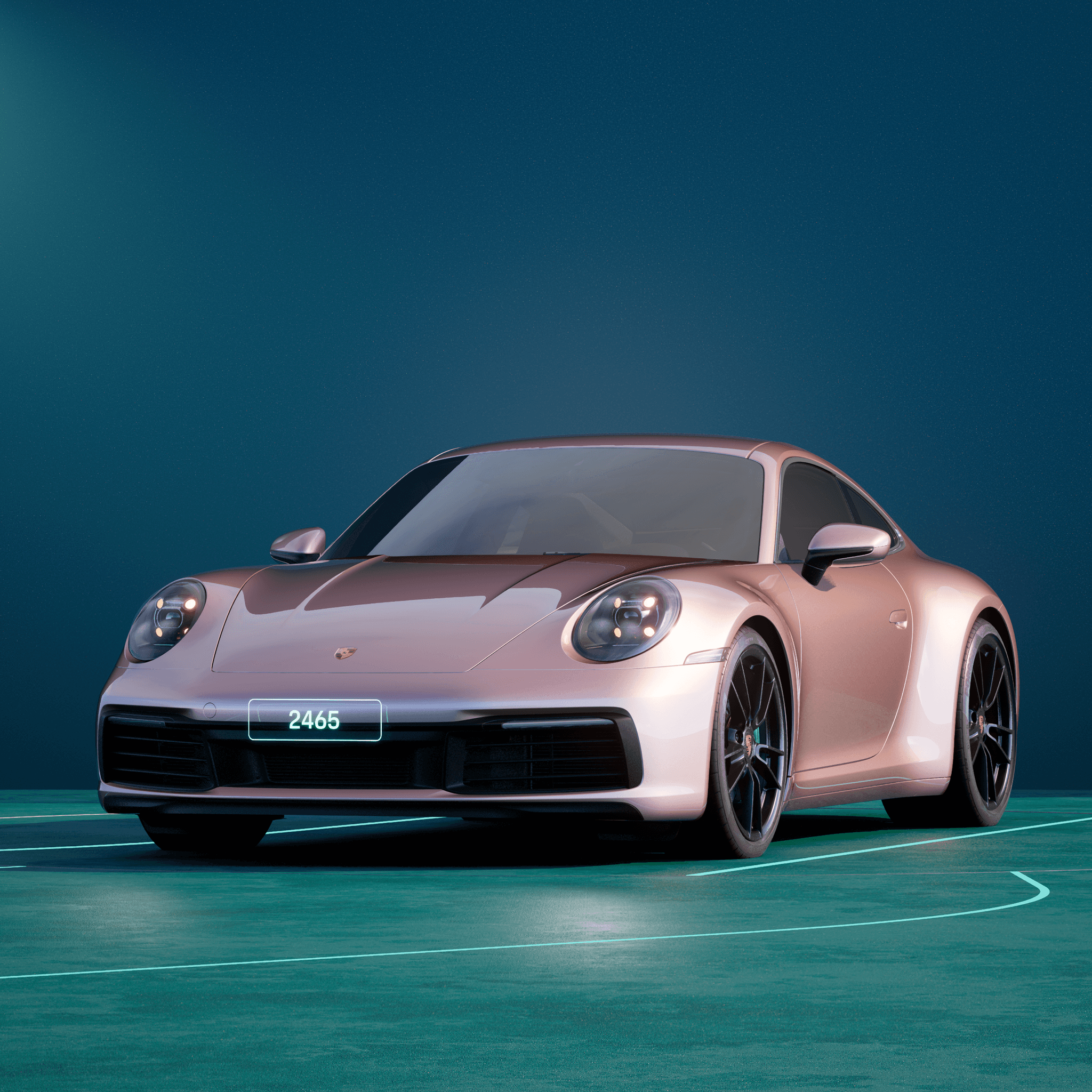 The PORSCHΞ 911 2465 image in phase