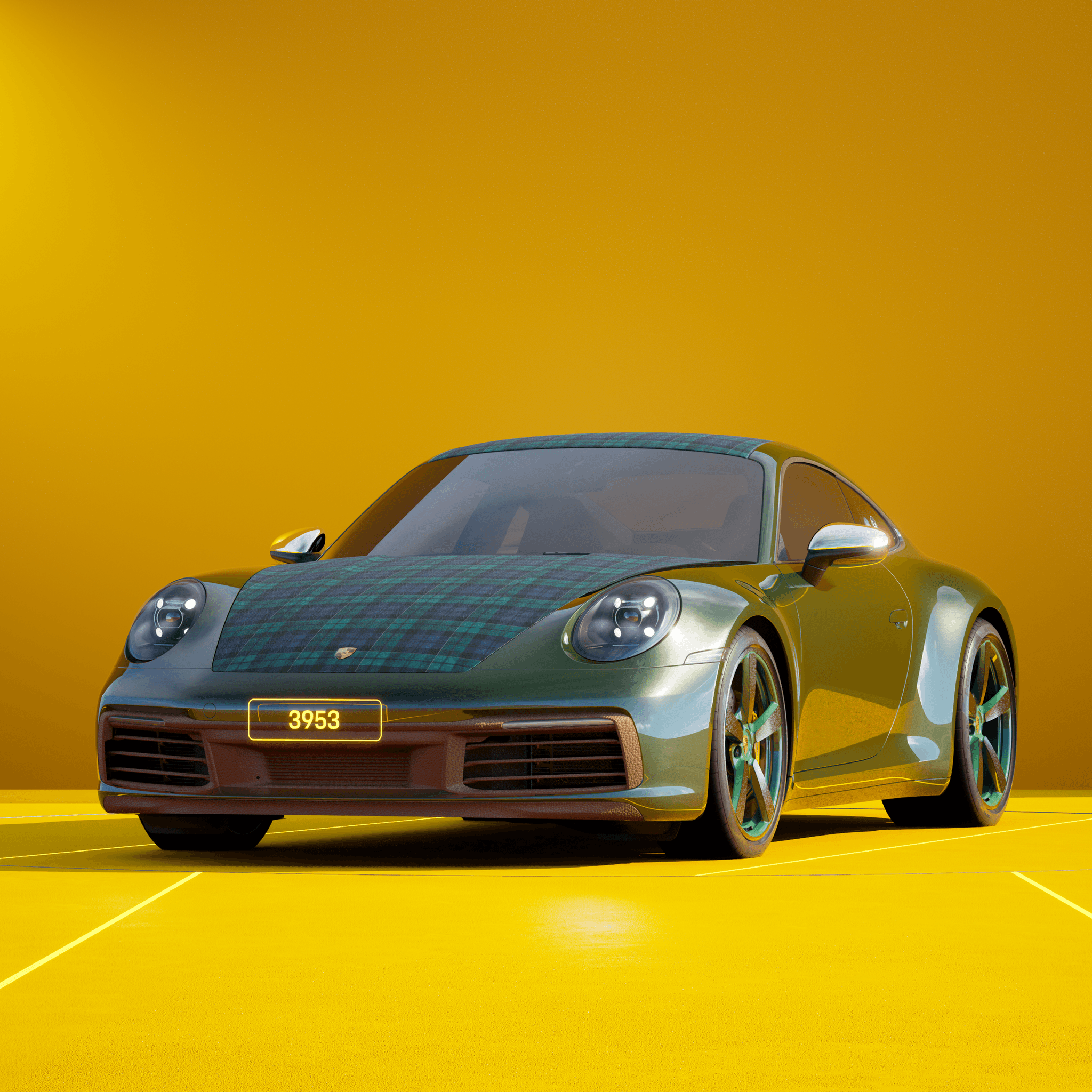 The PORSCHΞ 911 3953 image in phase