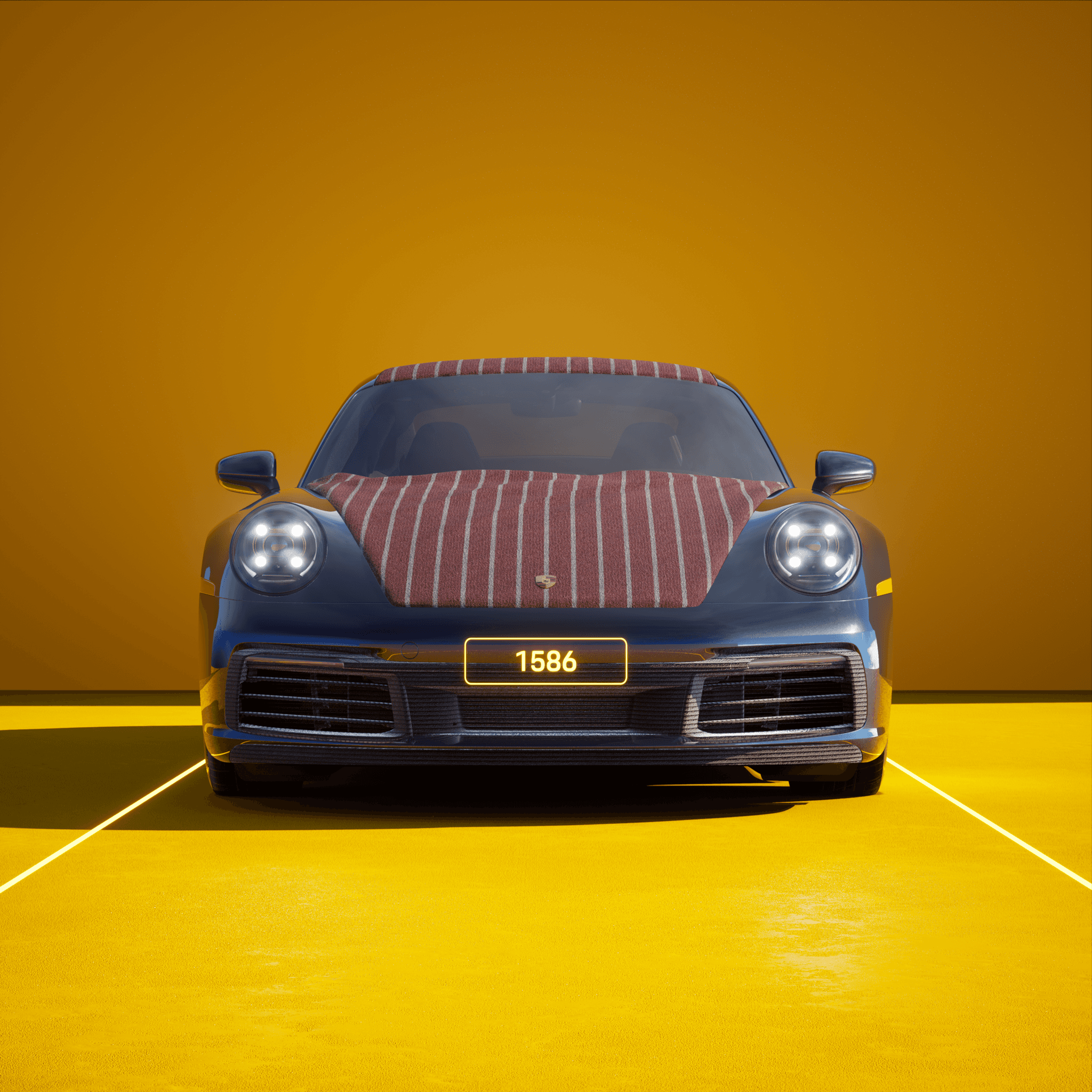 The PORSCHΞ 911 1586 image in phase