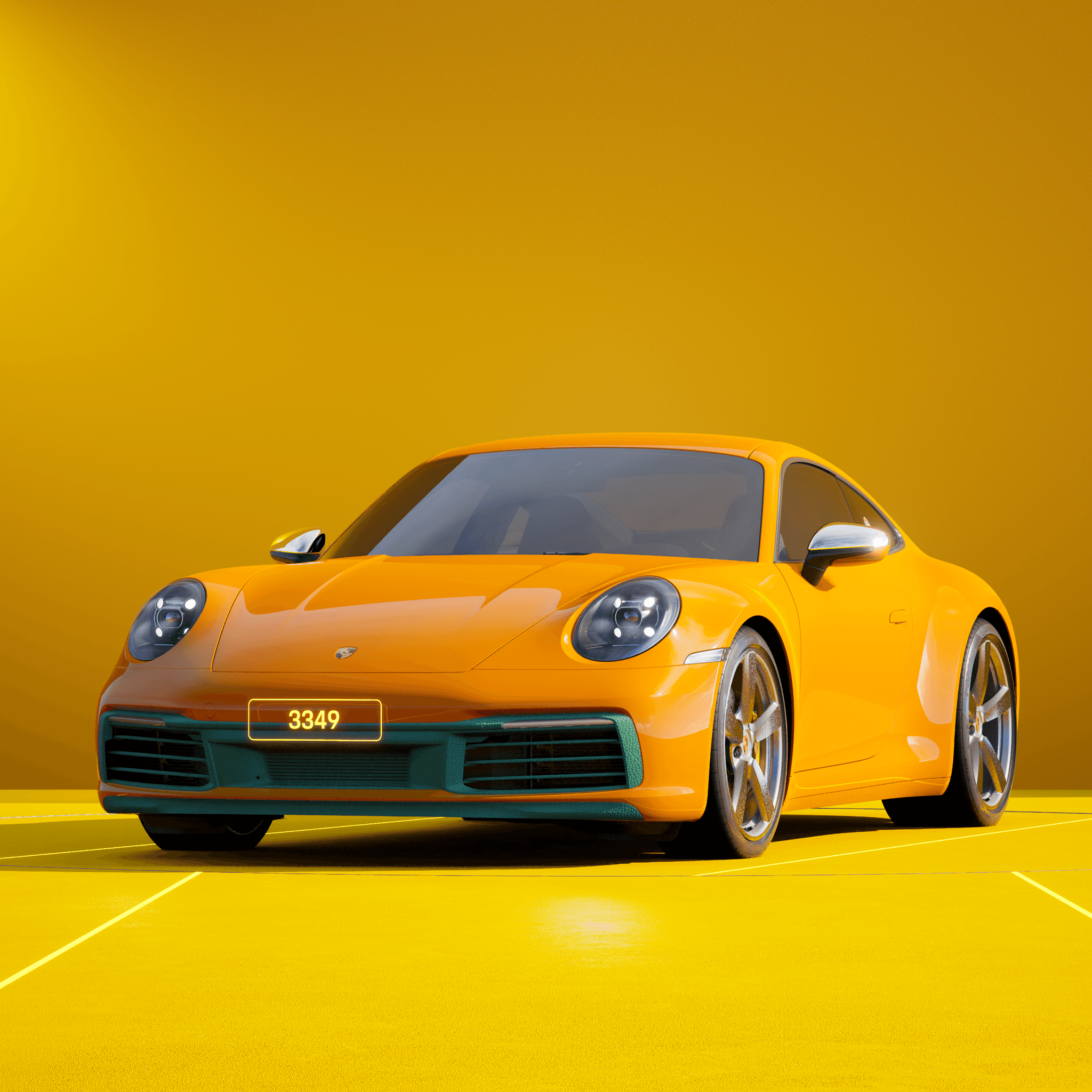 The PORSCHΞ 911 3349 image in phase