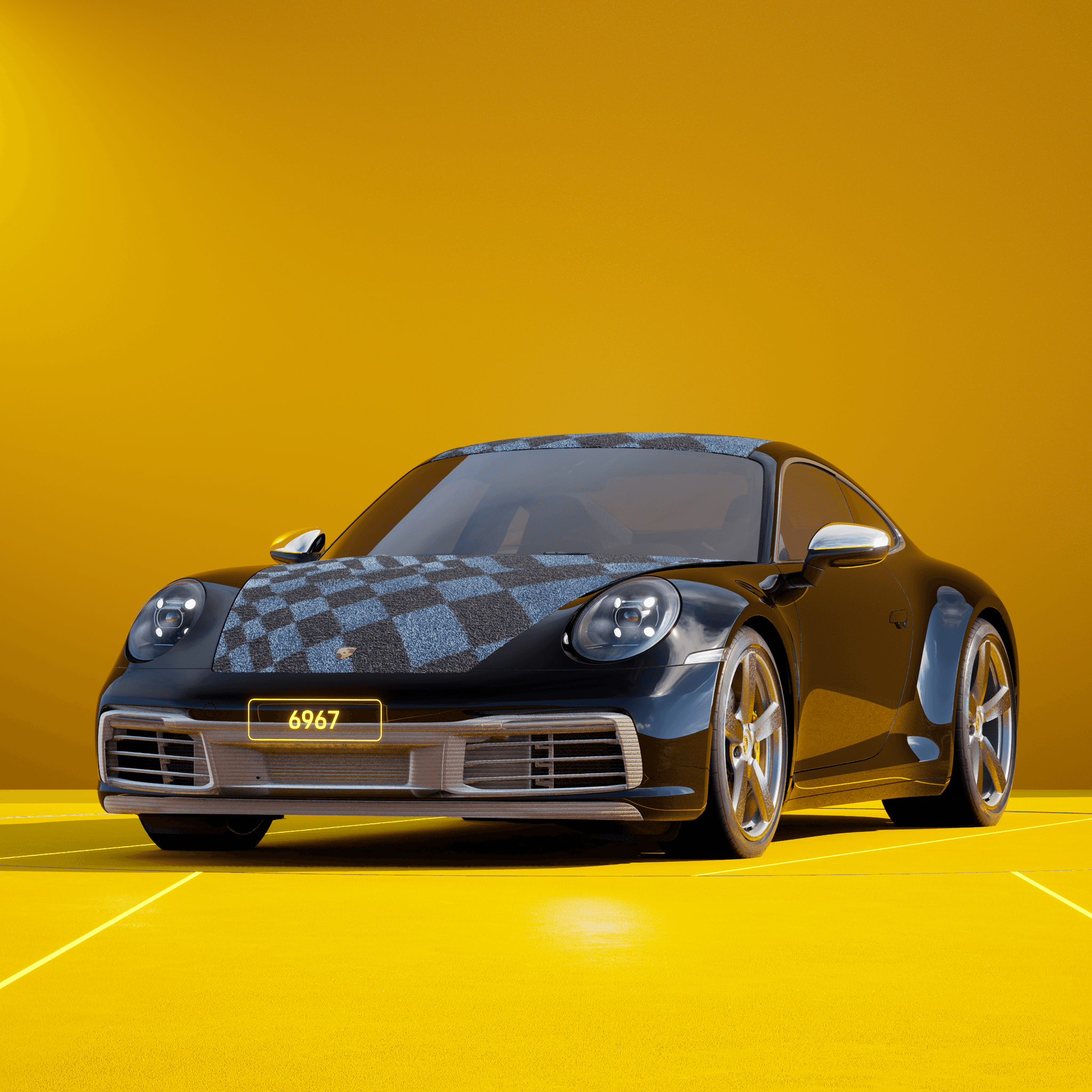 The PORSCHΞ 911 6967 image in phase