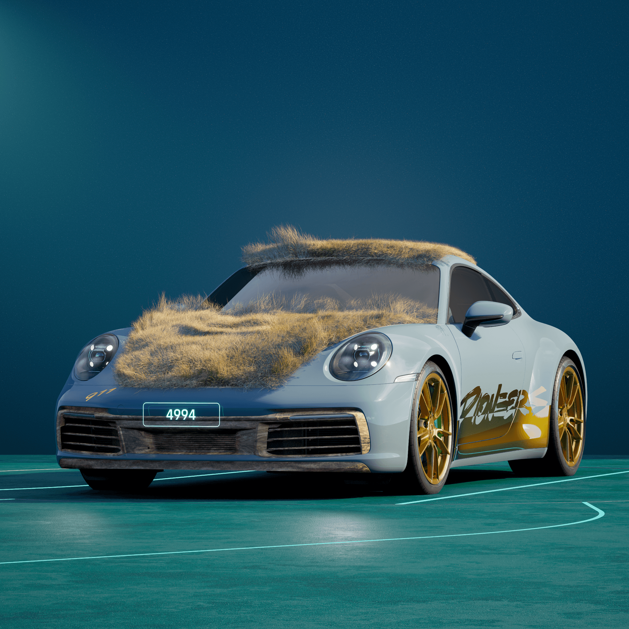 The PORSCHΞ 911 4994 image in phase