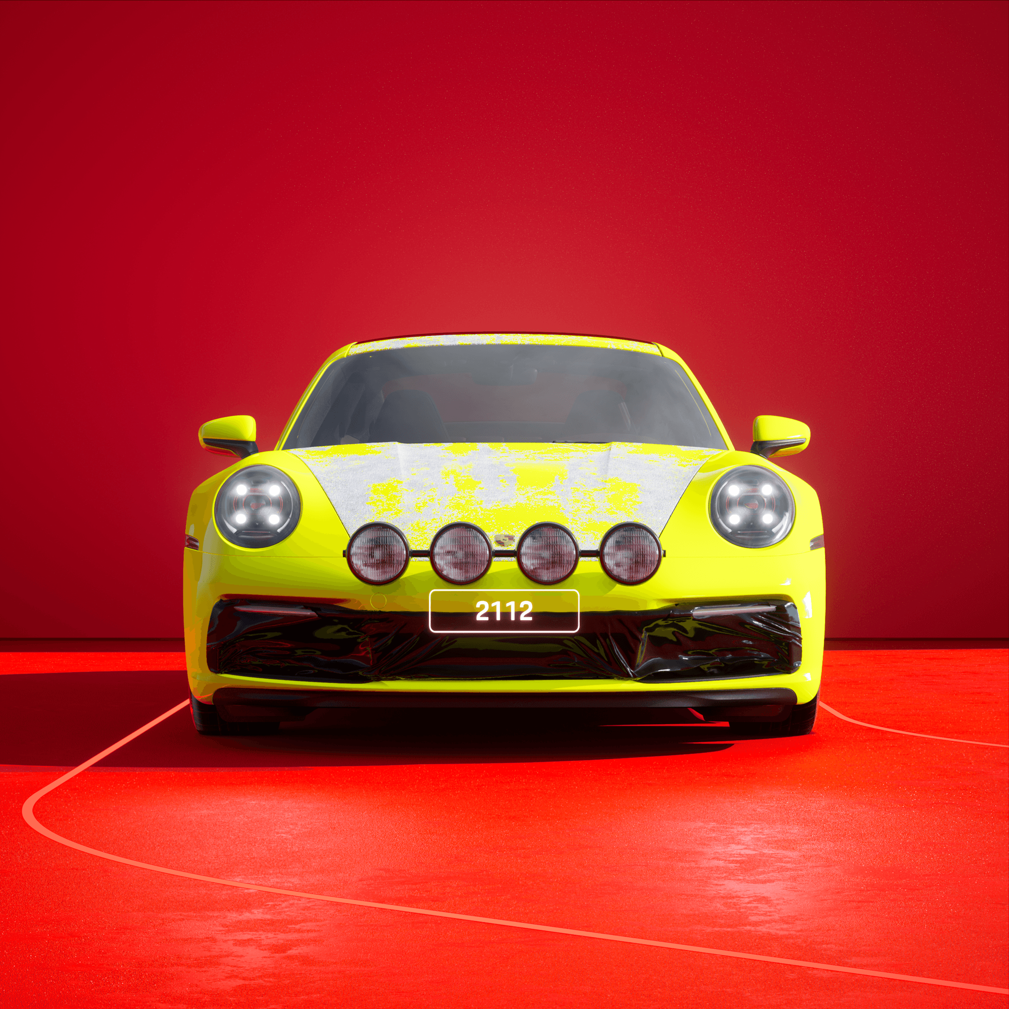 The PORSCHΞ 911 2112 image in phase