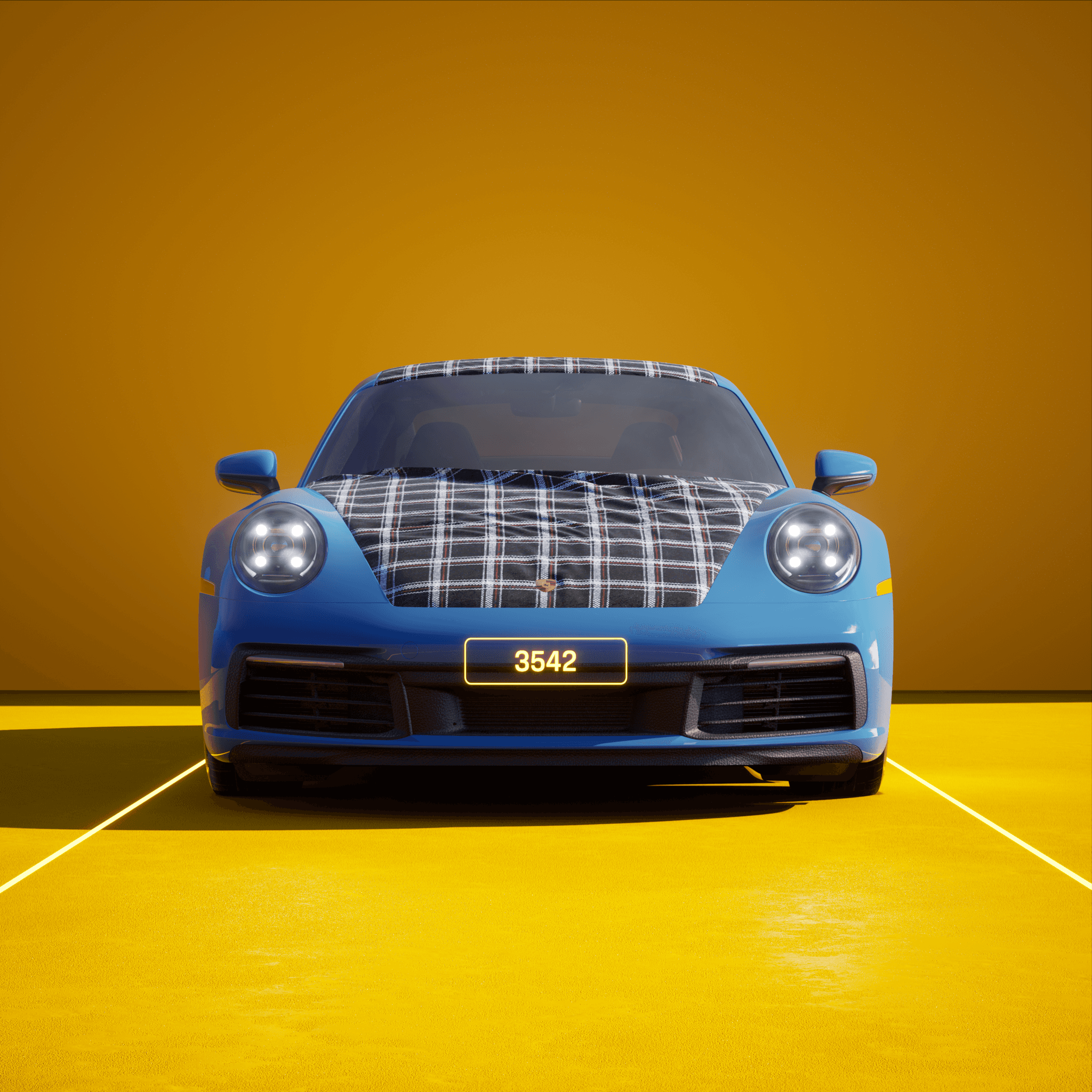 The PORSCHΞ 911 3542 image in phase