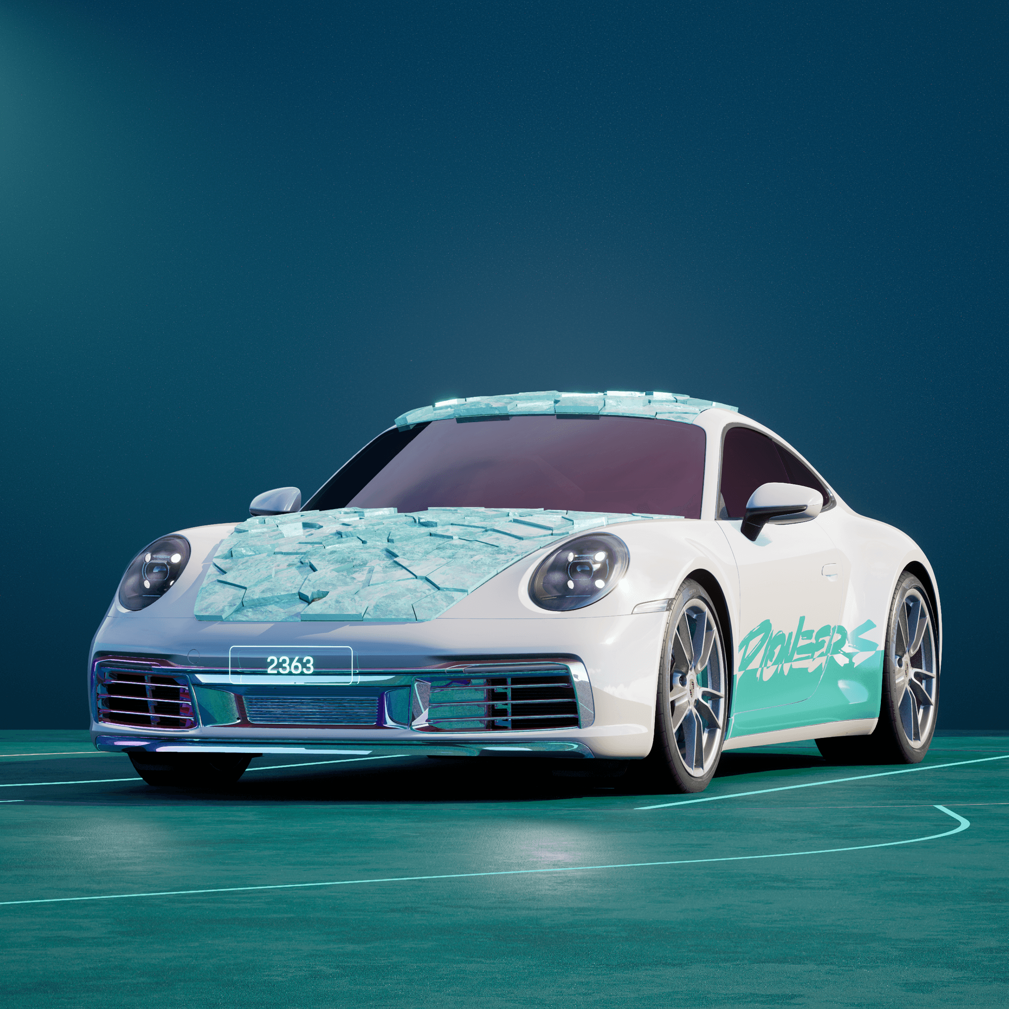 The PORSCHΞ 911 2363 image in phase