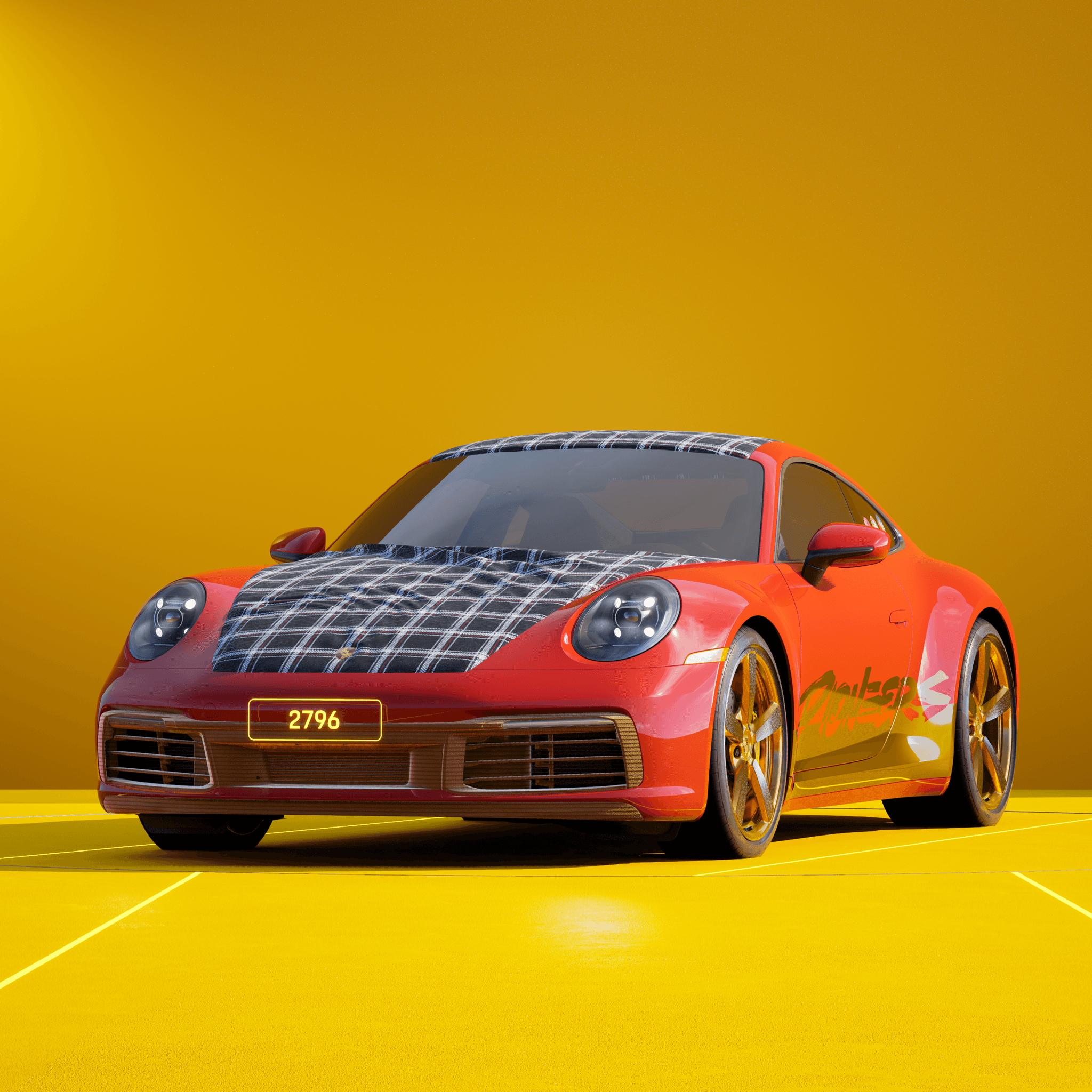 The PORSCHΞ 911 2796 image in phase