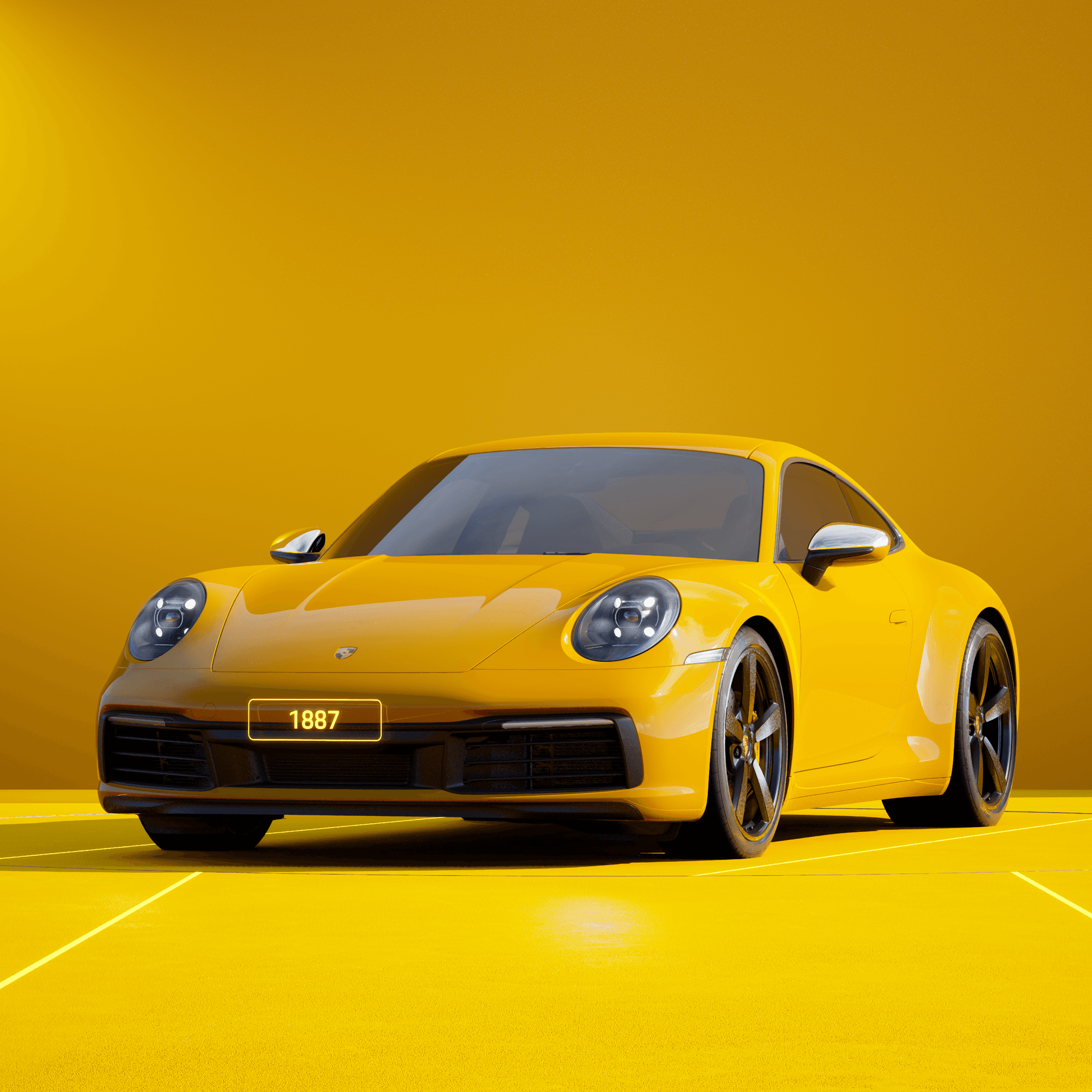 The PORSCHΞ 911 1887 image in phase