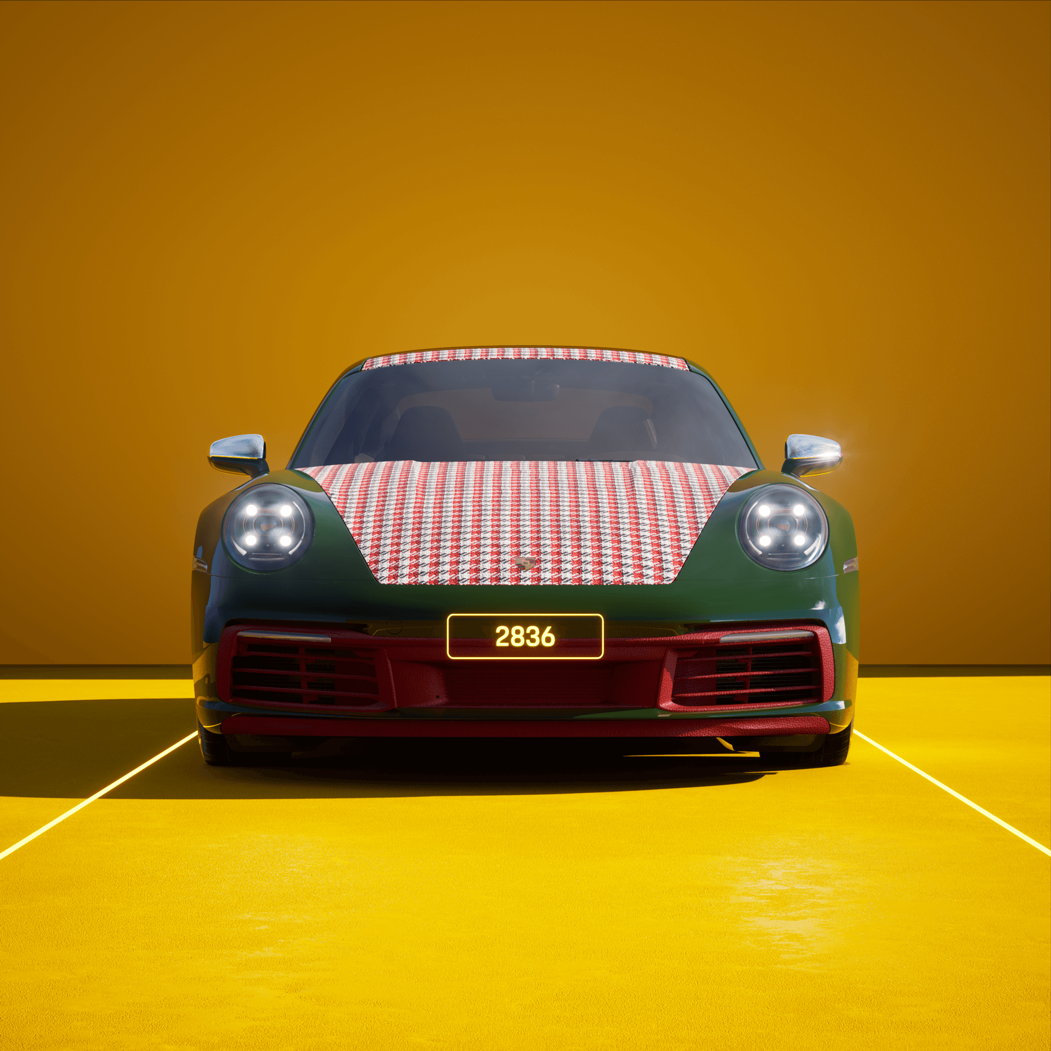 The PORSCHΞ 911 2836 image in phase