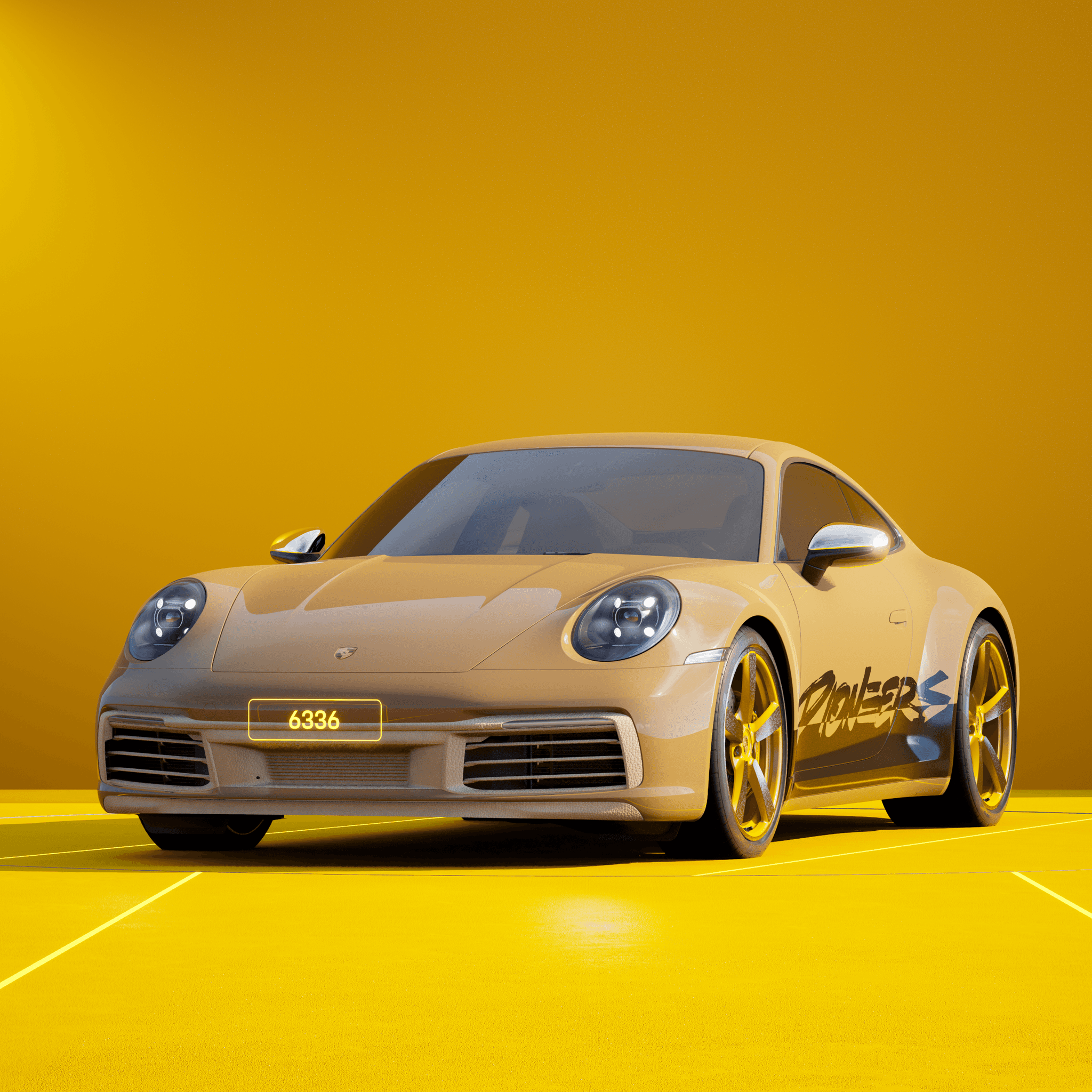 The PORSCHΞ 911 6336 image in phase
