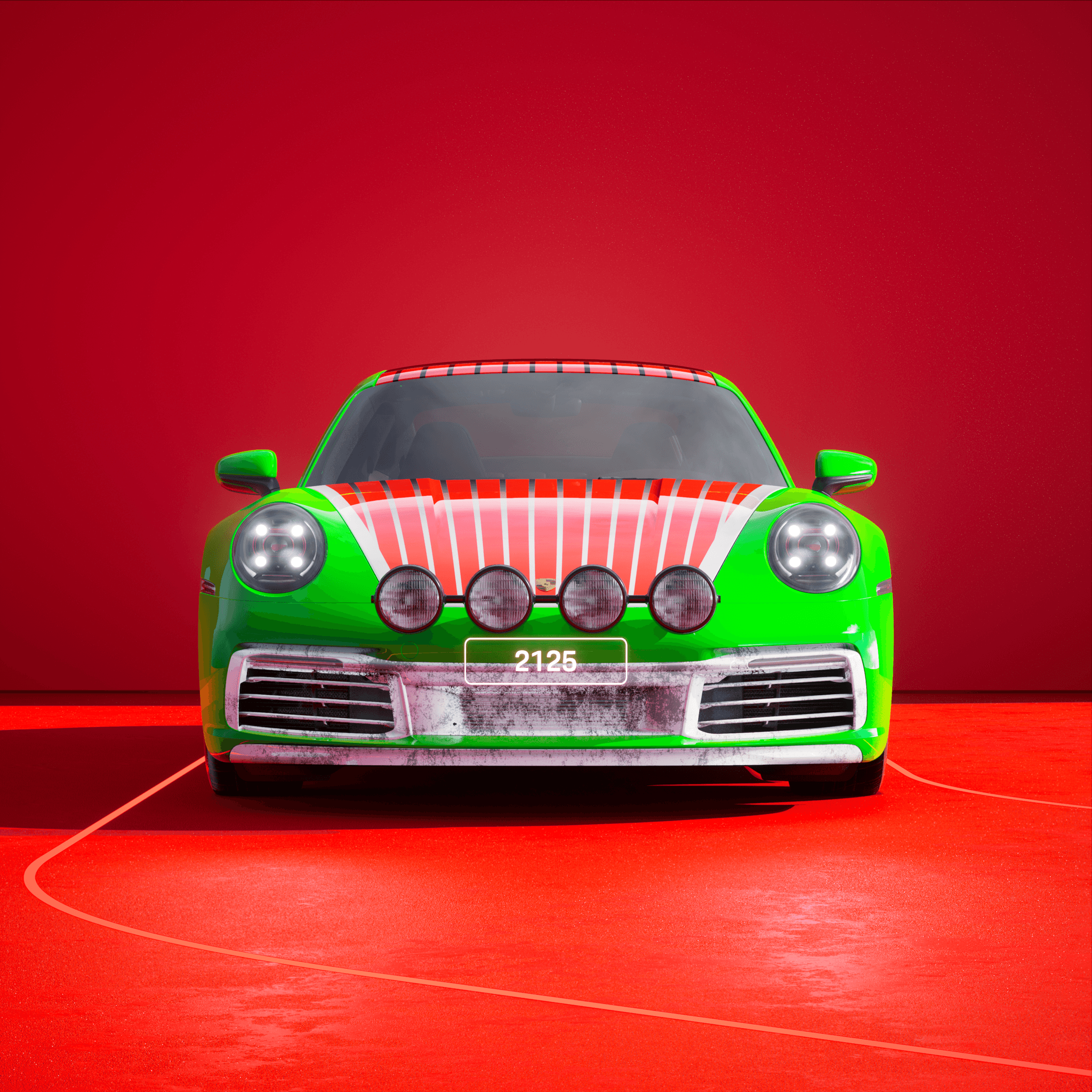 The PORSCHΞ 911 2125 image in phase