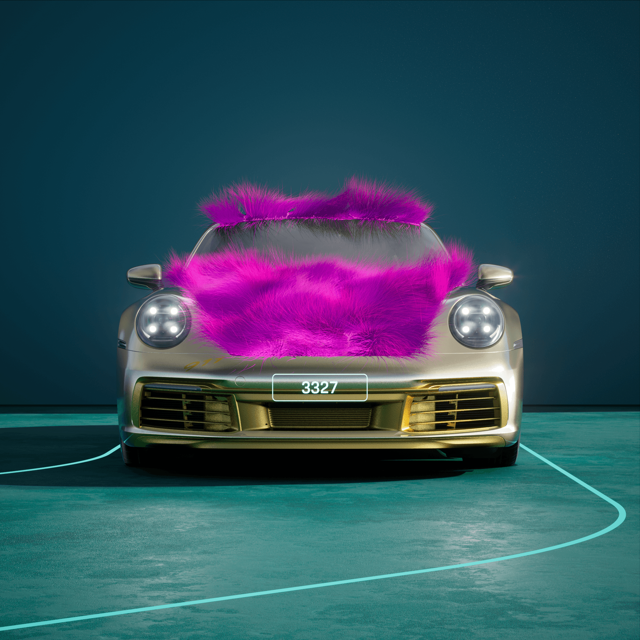 The PORSCHΞ 911 3327 image in phase