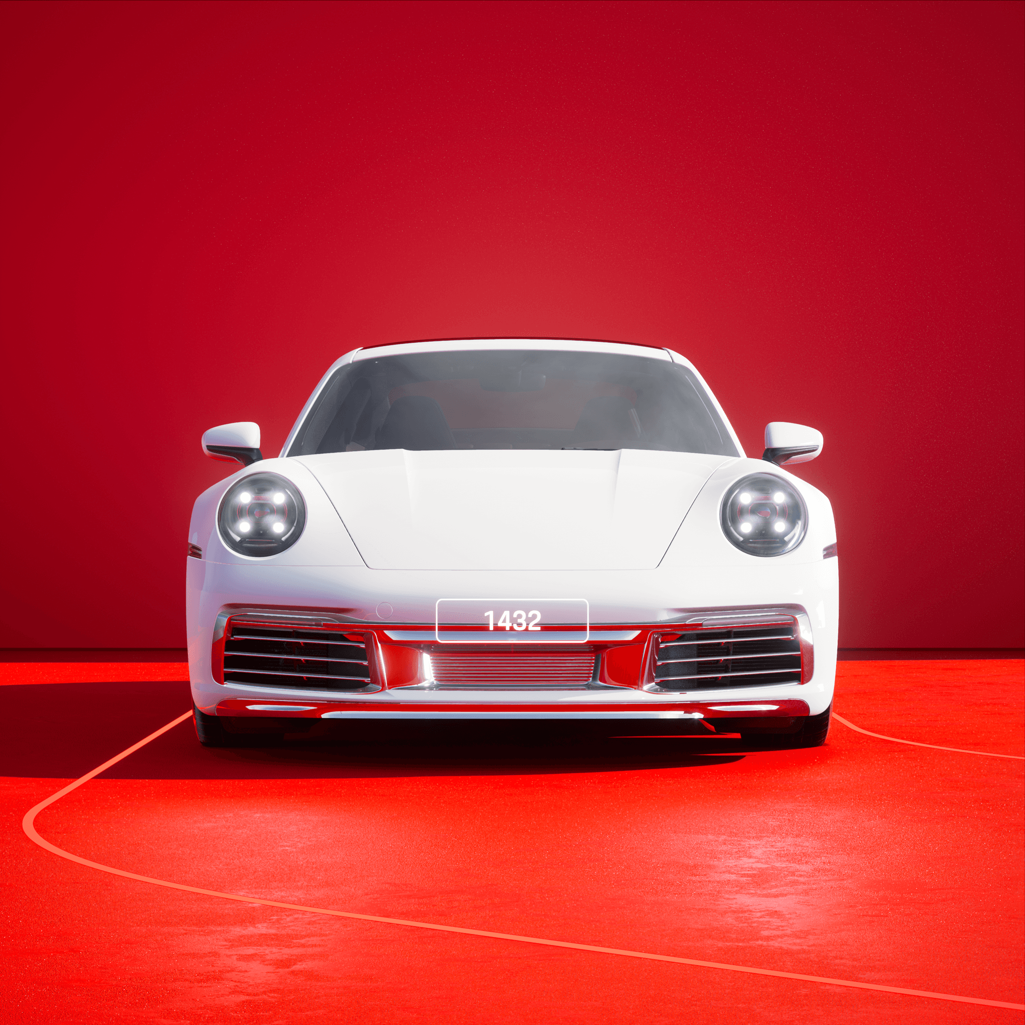 The PORSCHΞ 911 1432 image in phase
