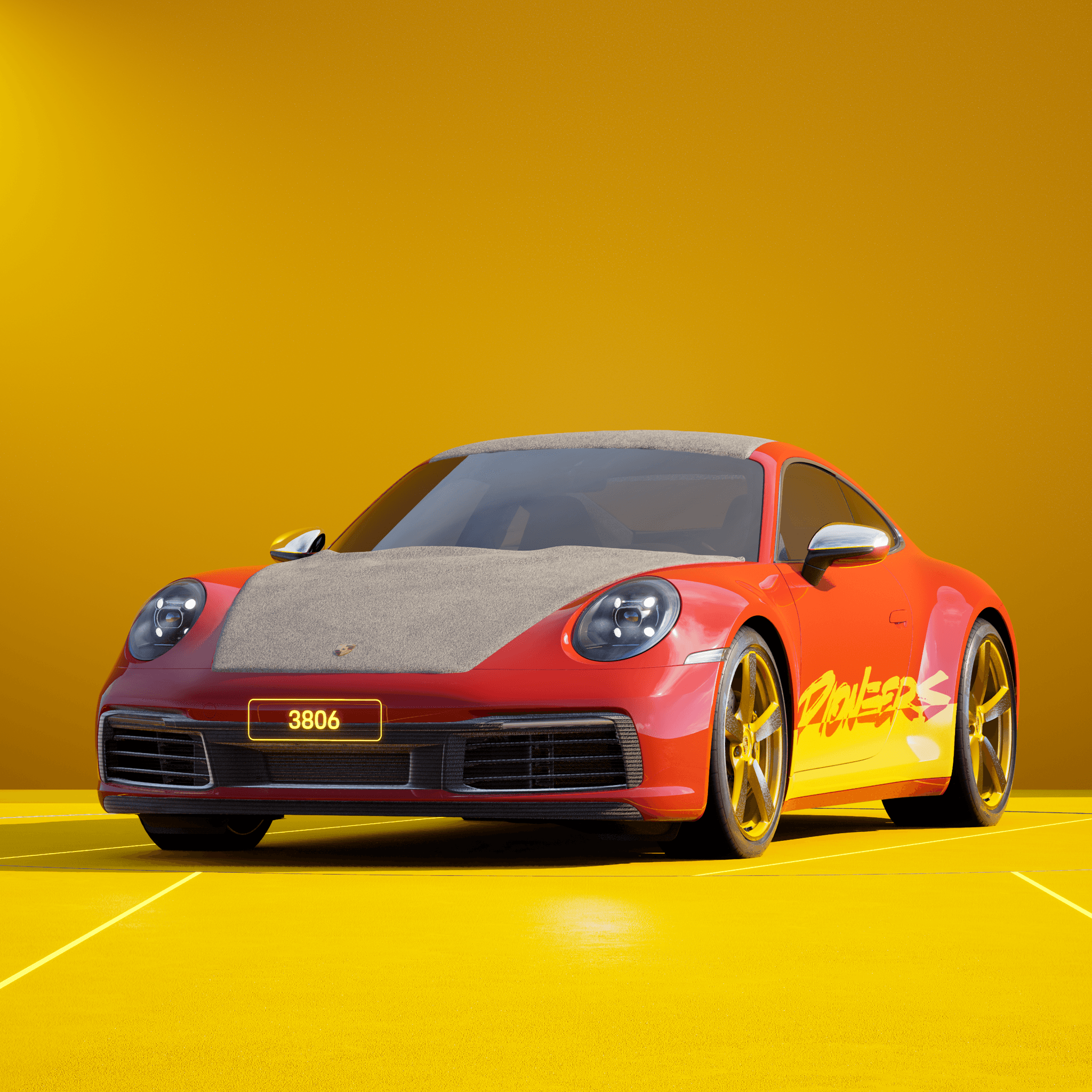 The PORSCHΞ 911 3806 image in phase