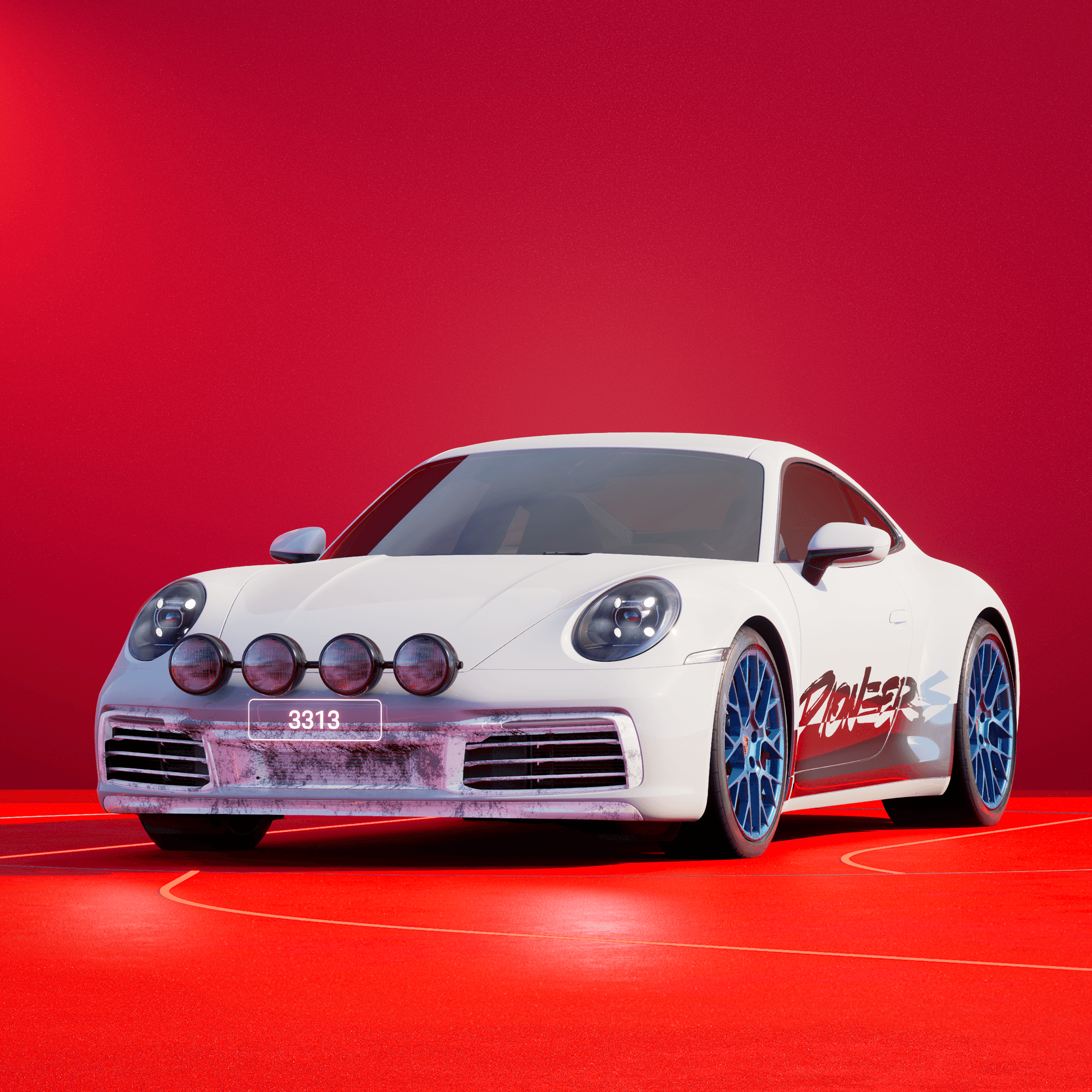 The PORSCHΞ 911 3313 image in phase