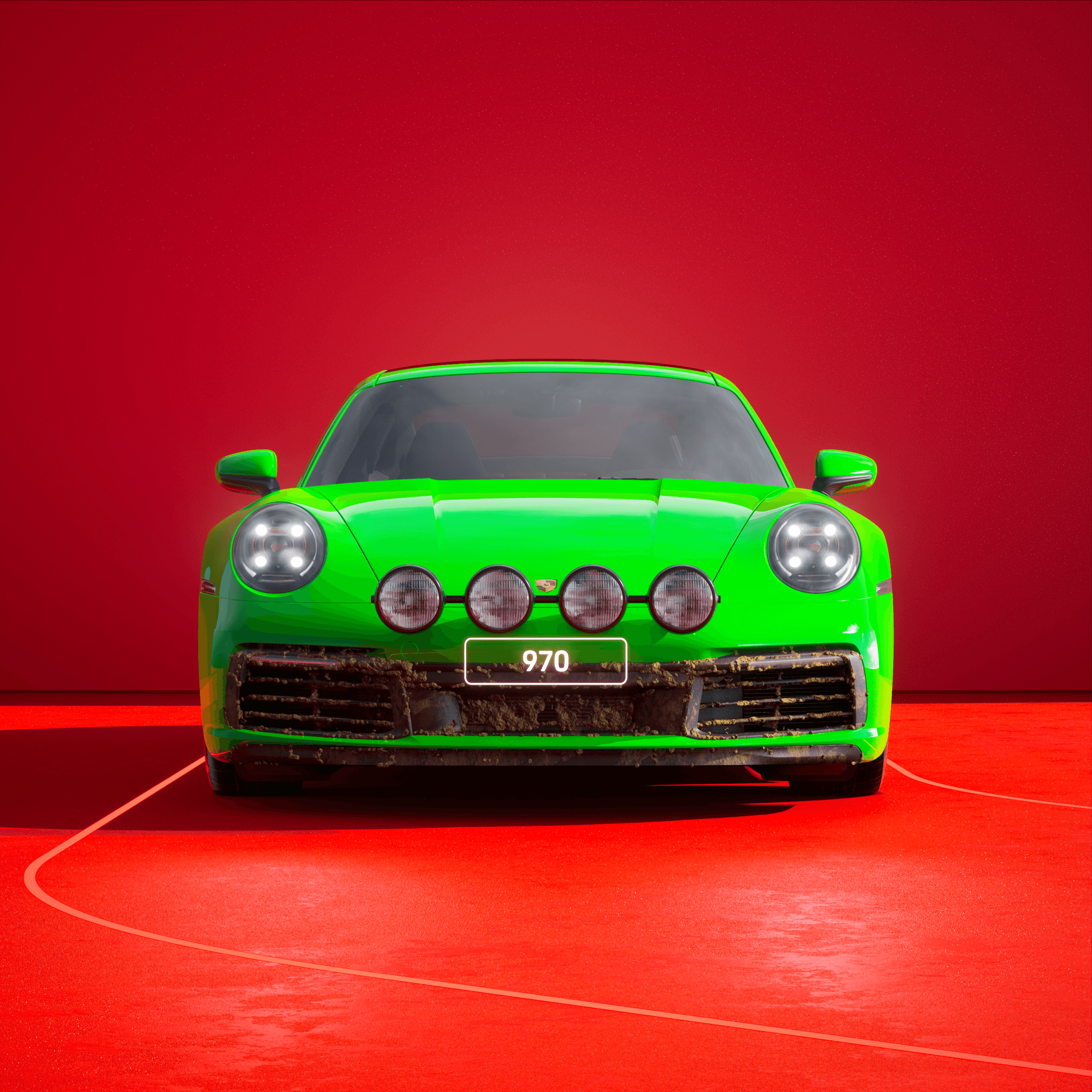 The PORSCHΞ 911 970 image in phase
