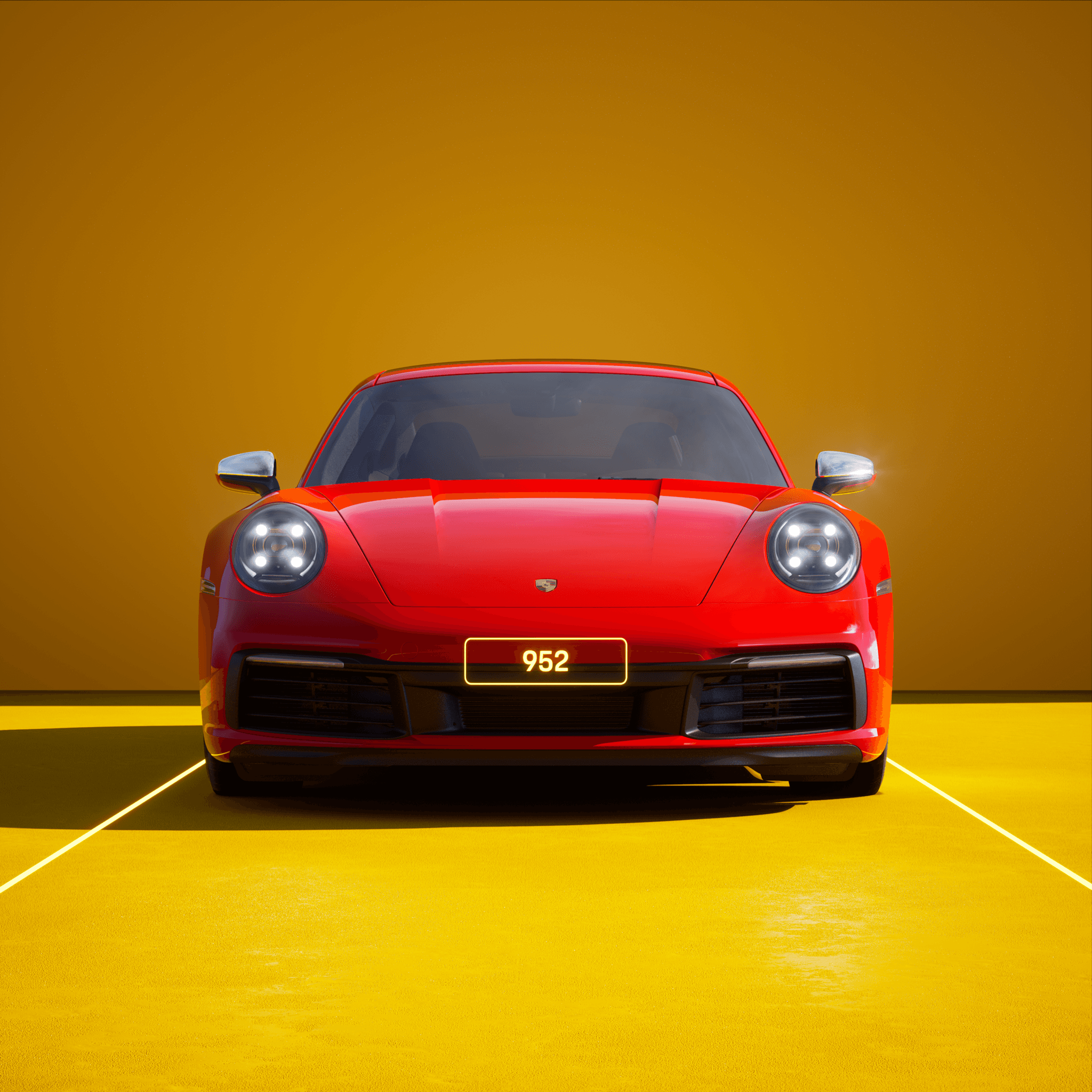 The PORSCHΞ 911 952 image in phase