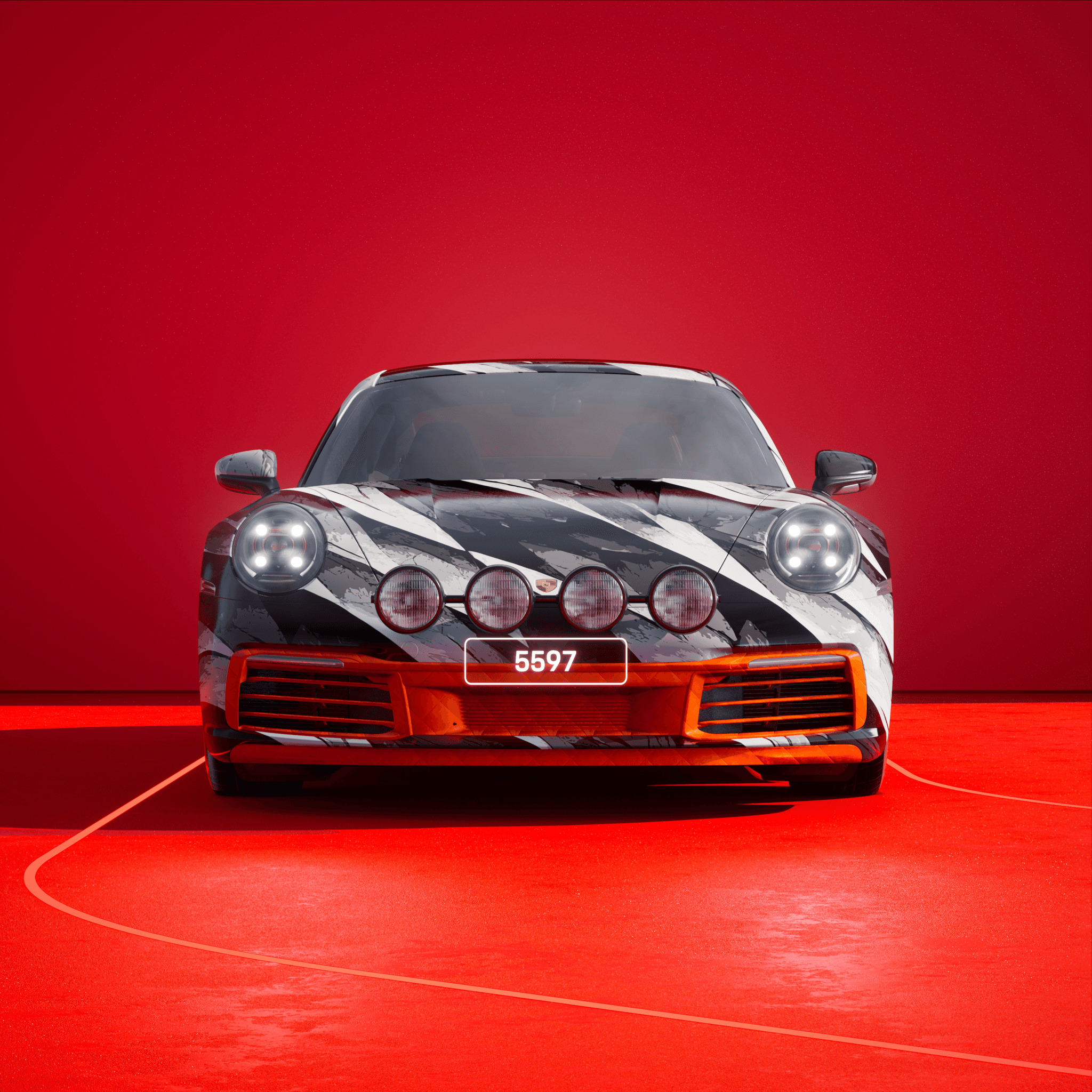 The PORSCHΞ 911 5597 image in phase