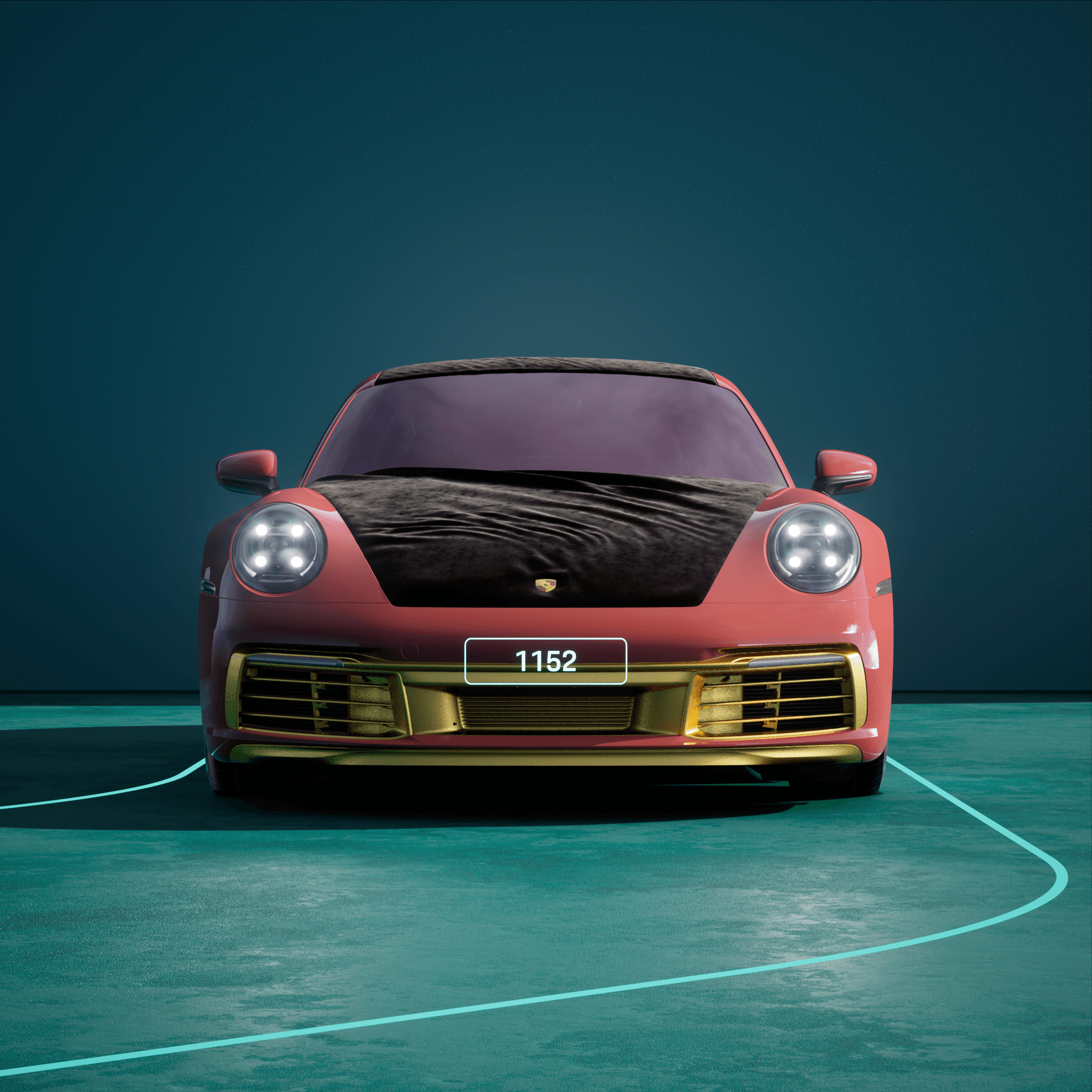 The PORSCHΞ 911 1152 image in phase