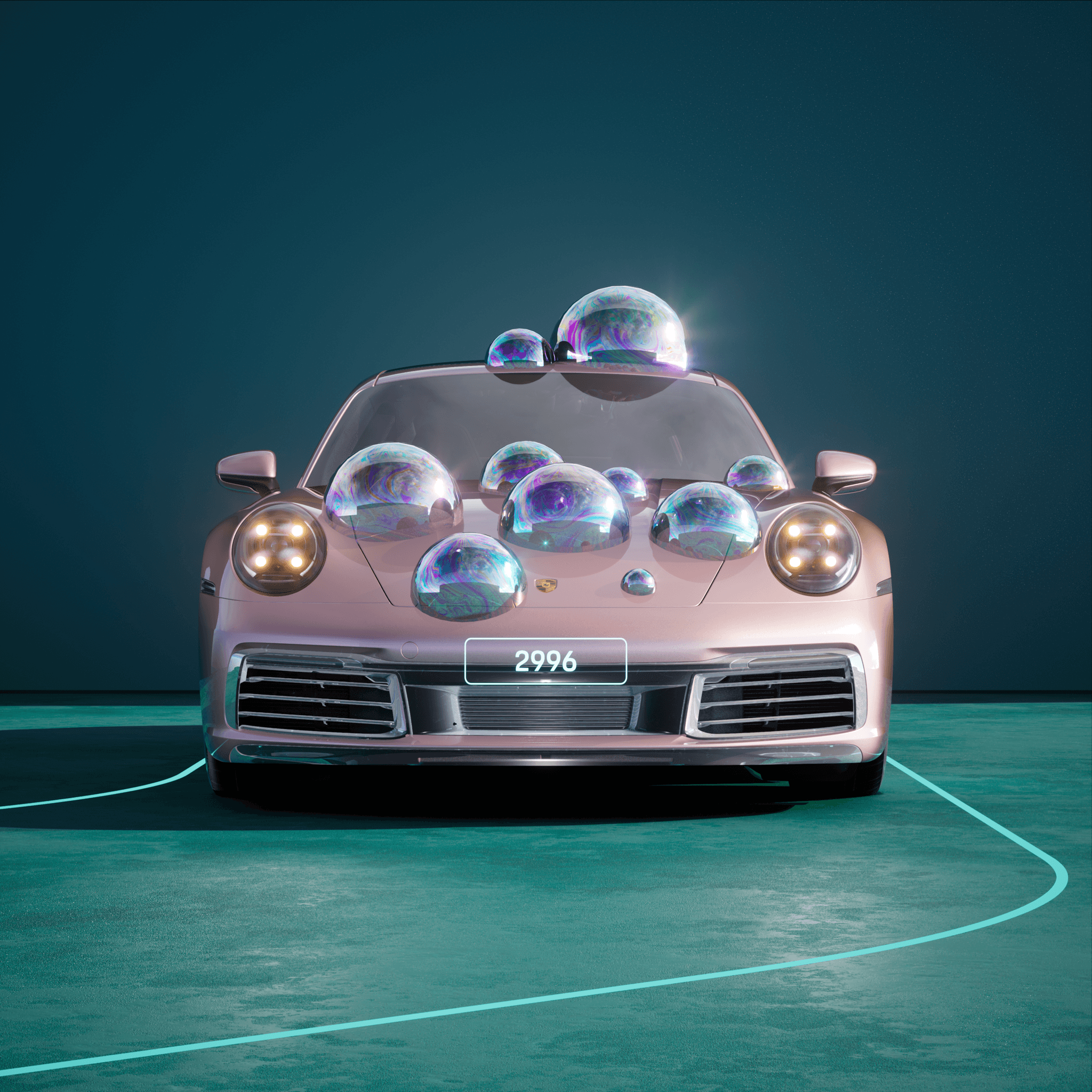 The PORSCHΞ 911 2996 image in phase