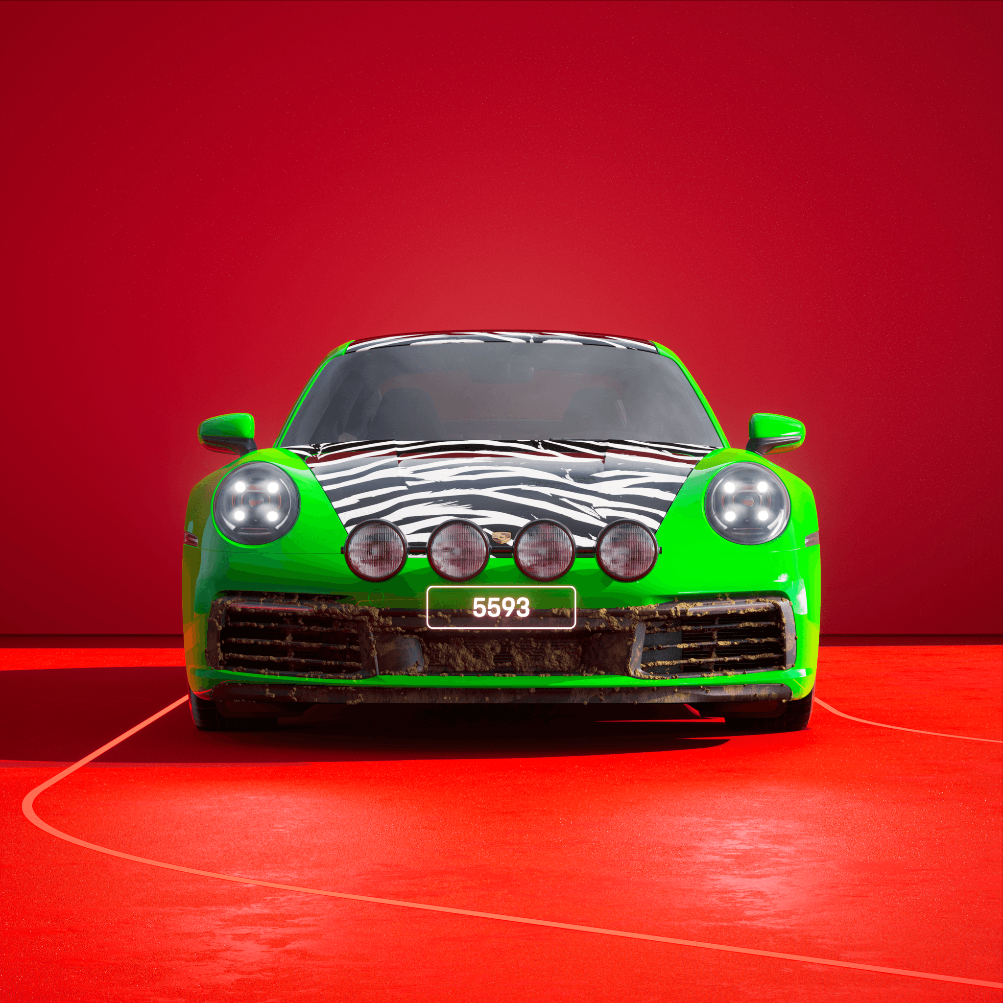 The PORSCHΞ 911 5593 image in phase