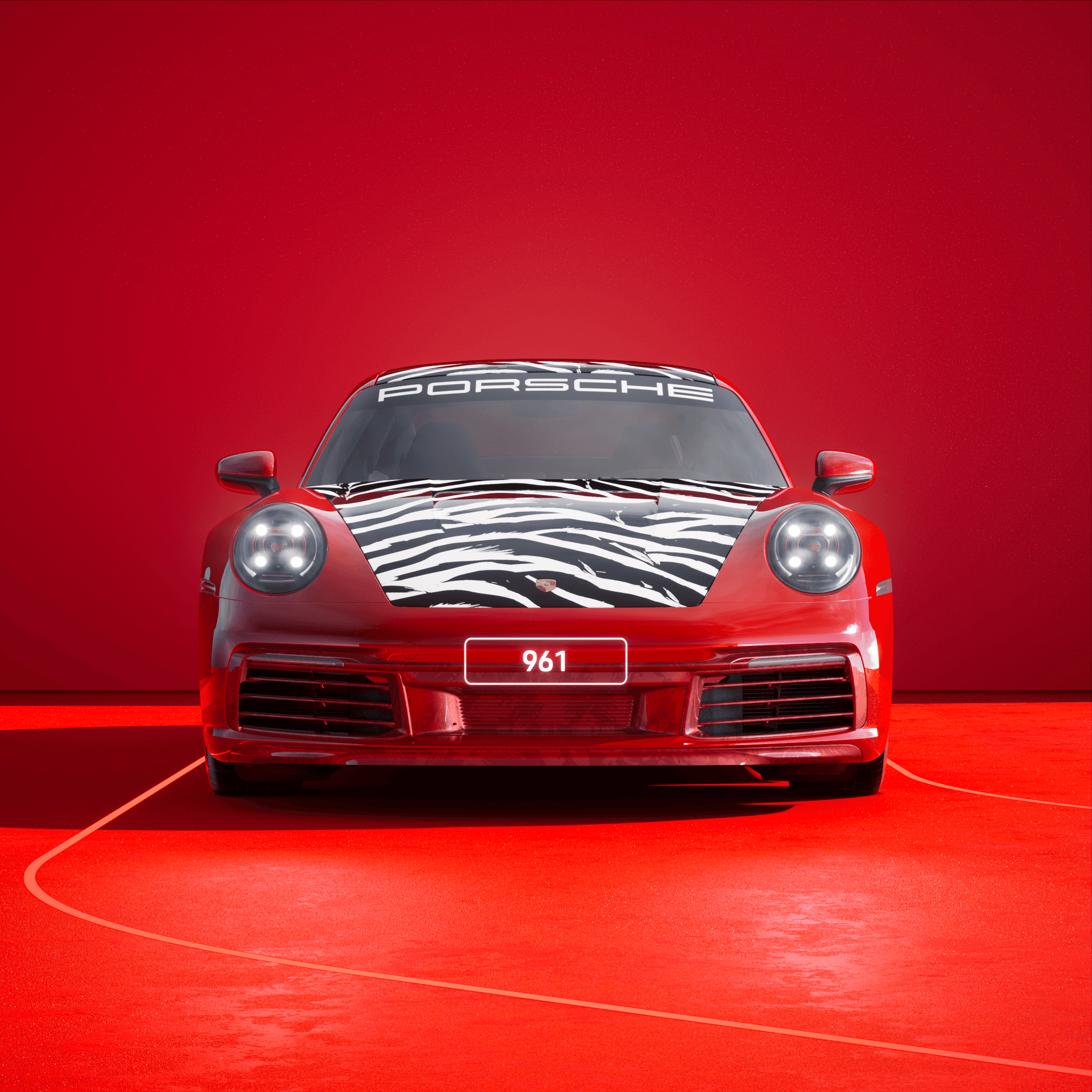 The PORSCHΞ 911 961 image in phase