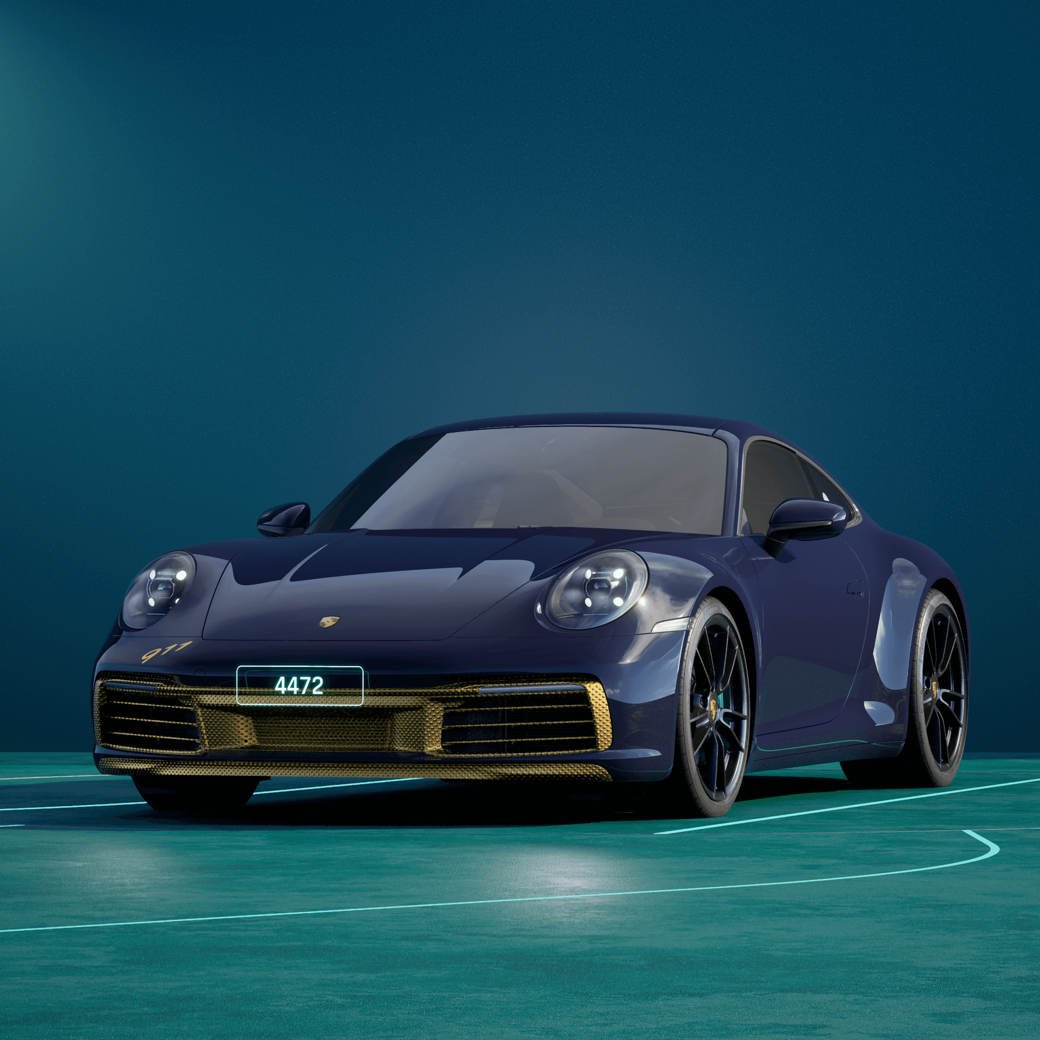 The PORSCHΞ 911 4472 image in phase