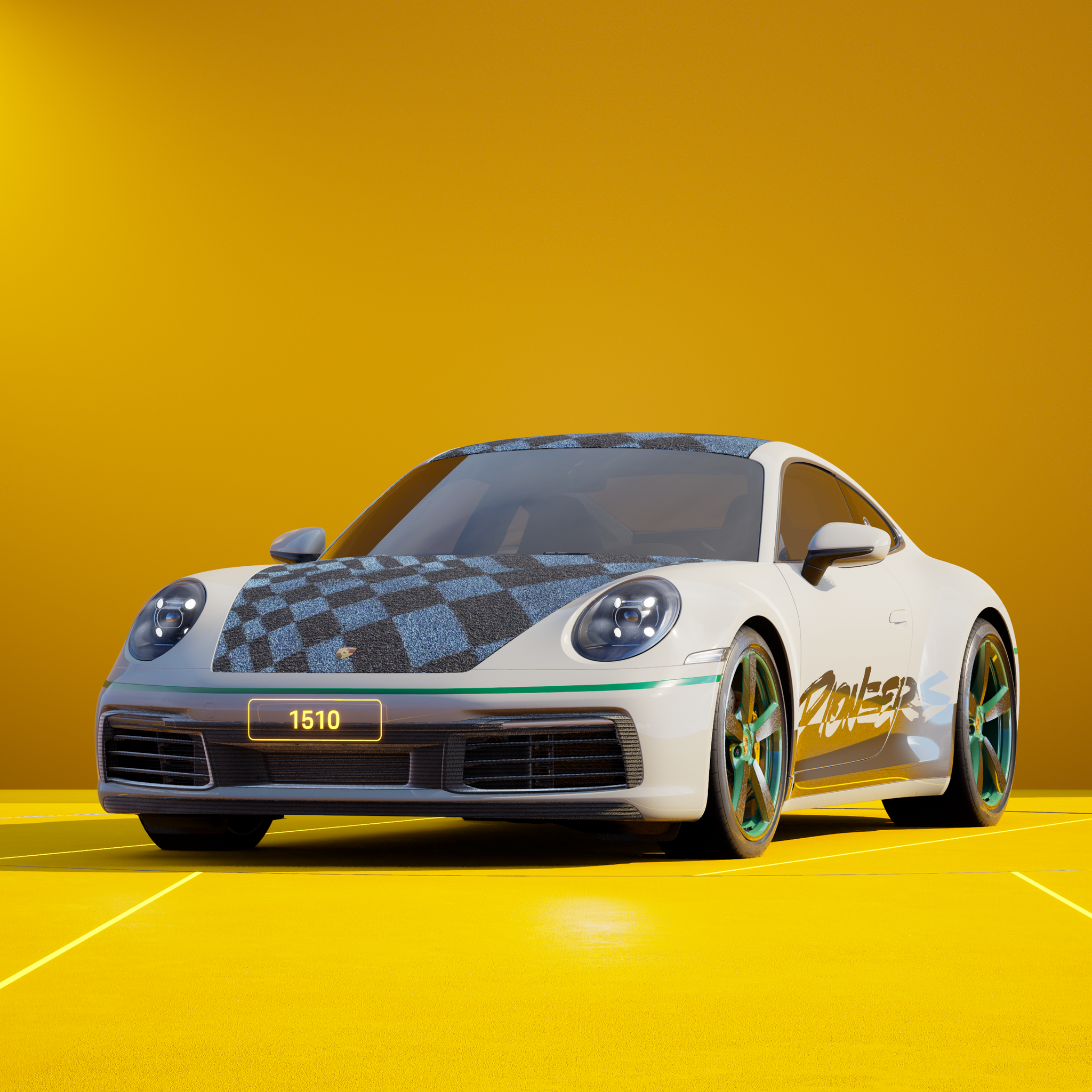 The PORSCHΞ 911 1510 image in phase