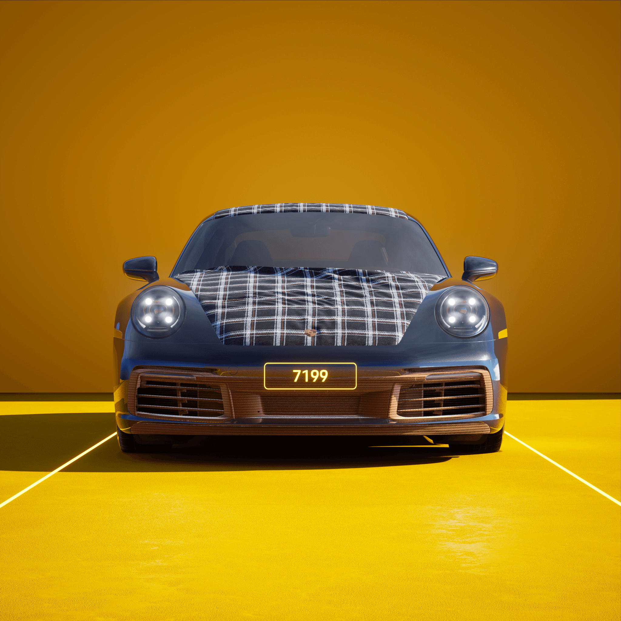 The PORSCHΞ 911 7199 image in phase