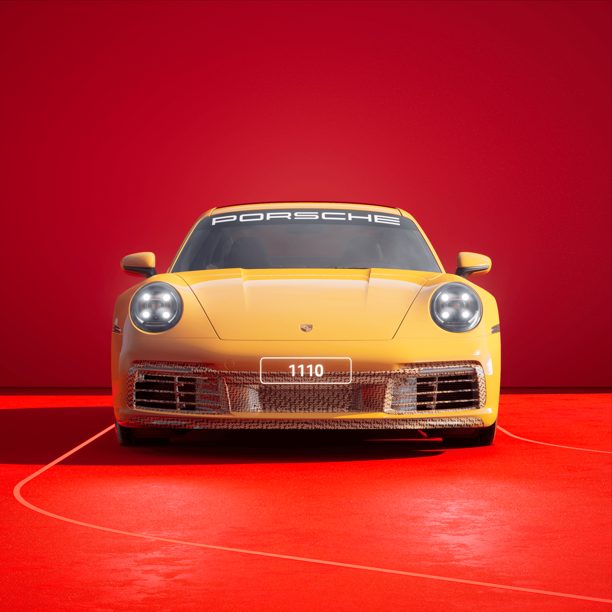 The PORSCHΞ 911 1110 image in phase