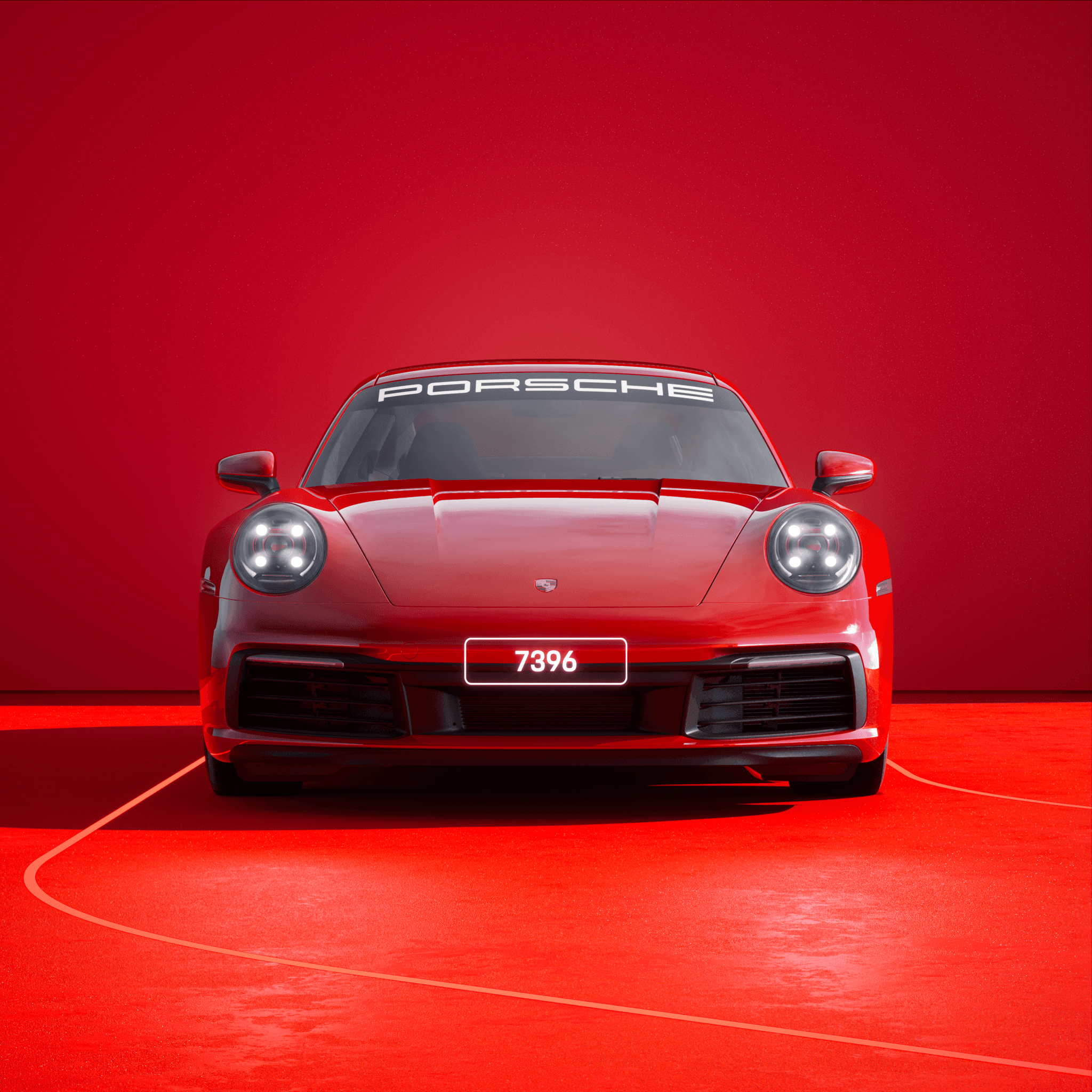 The PORSCHΞ 911 7396 image in phase