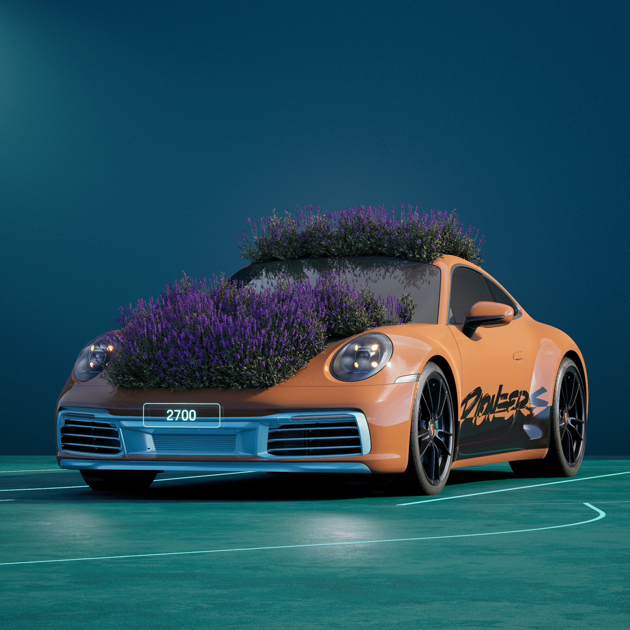 The PORSCHΞ 911 2700 image in phase