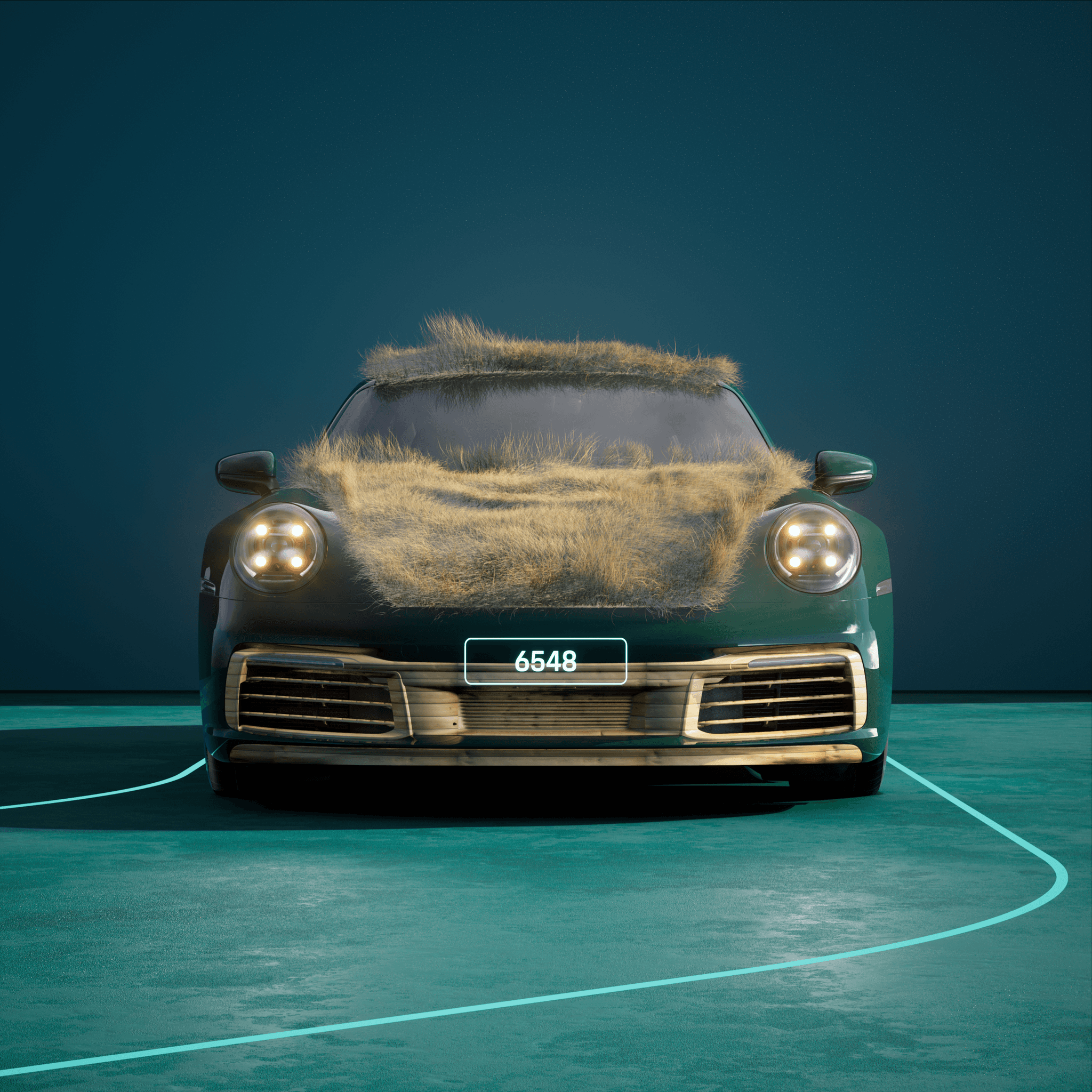 The PORSCHΞ 911 6548 image in phase