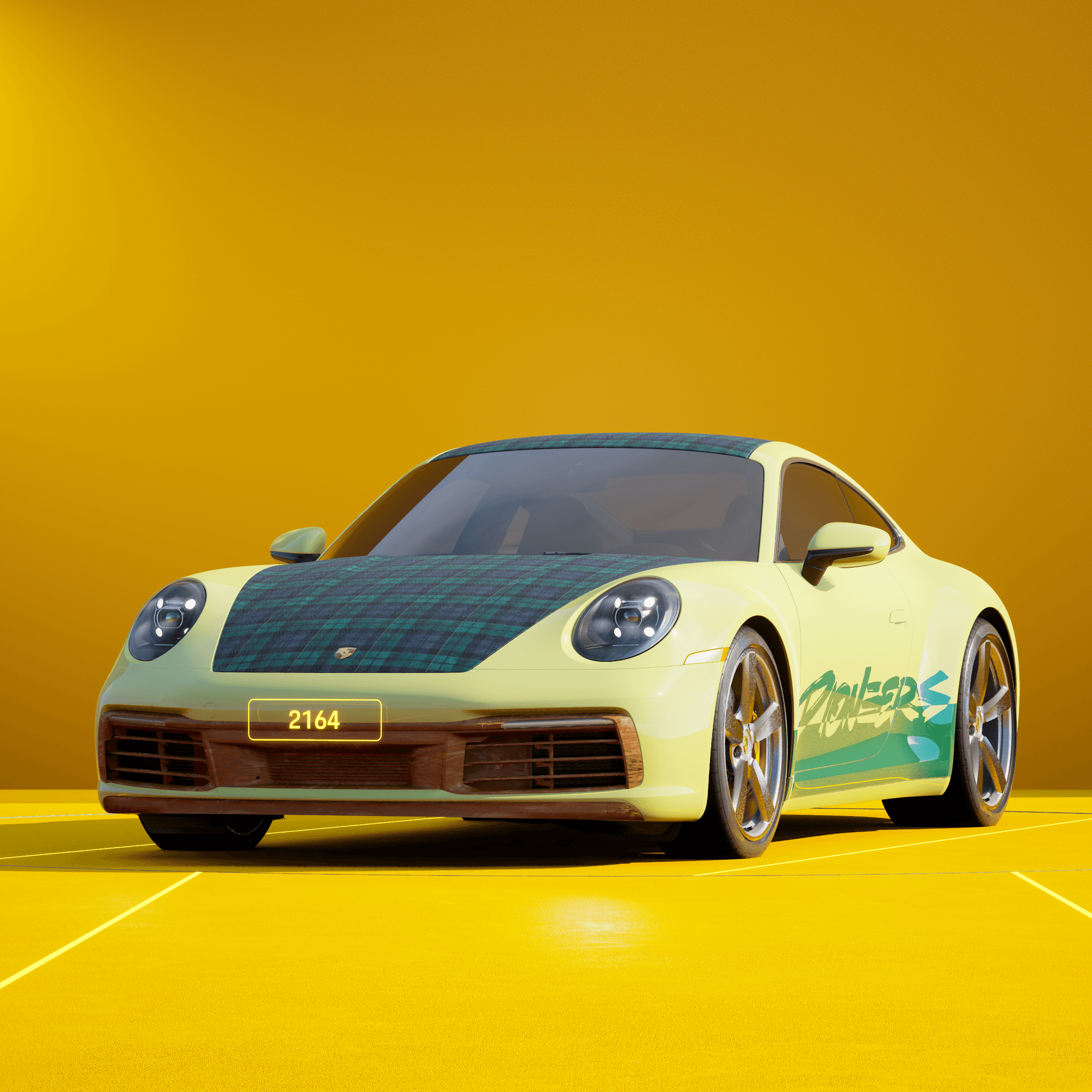 The PORSCHΞ 911 2164 image in phase