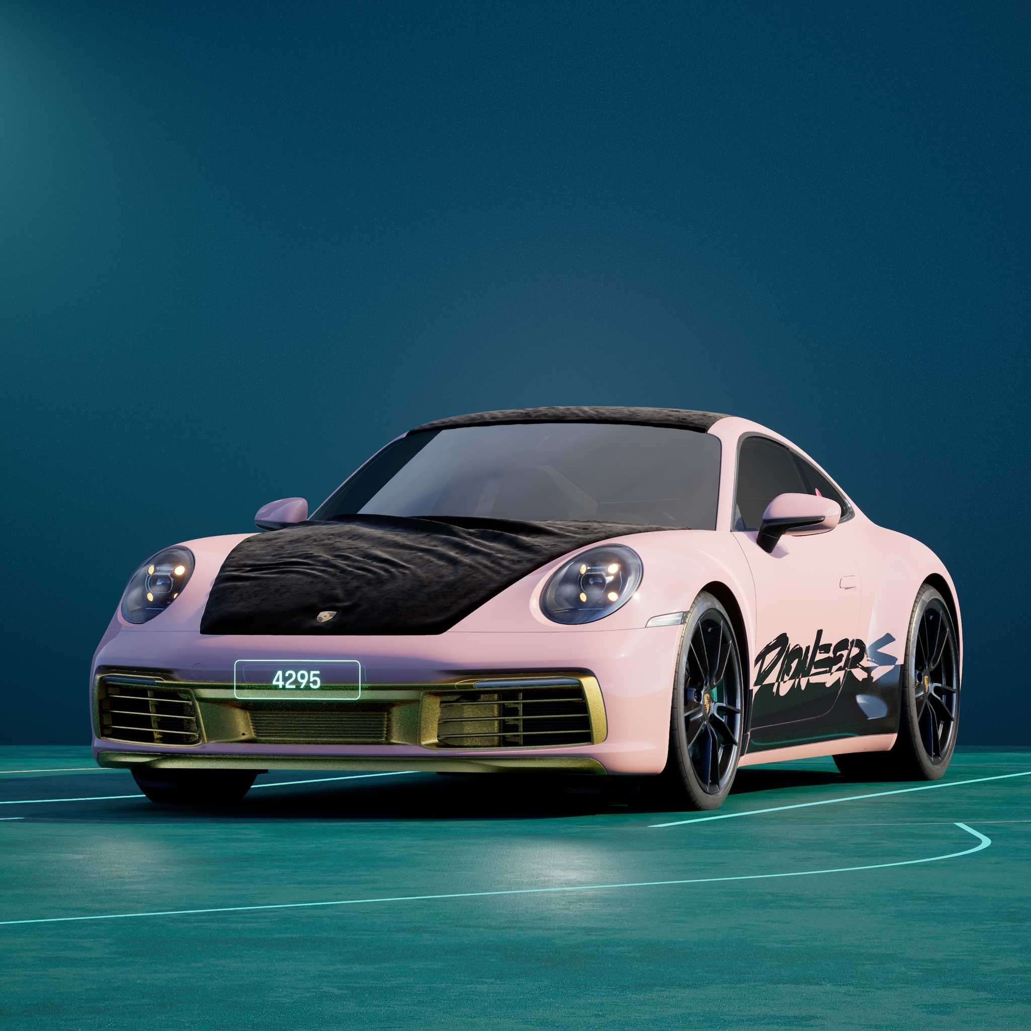 The PORSCHΞ 911 4295 image in phase