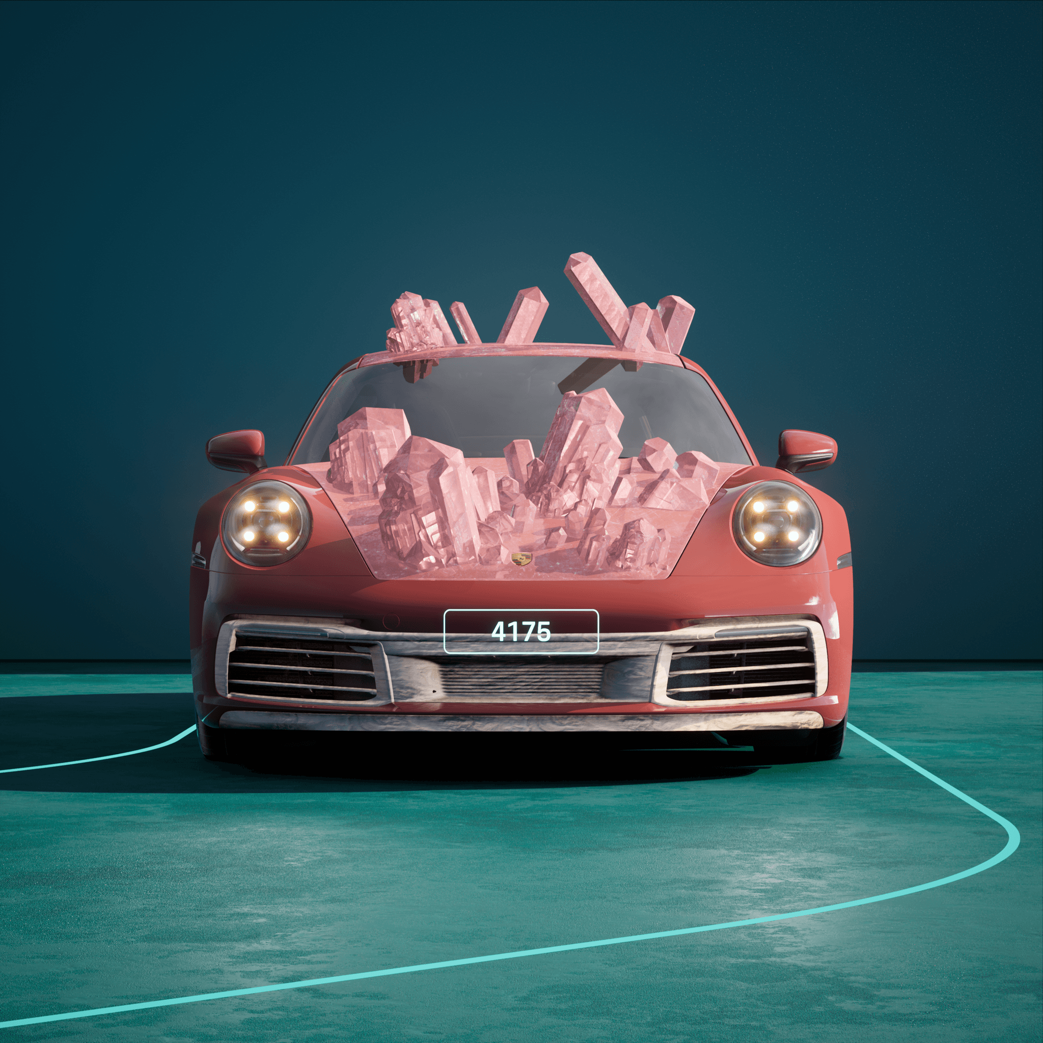 The PORSCHΞ 911 4175 image in phase