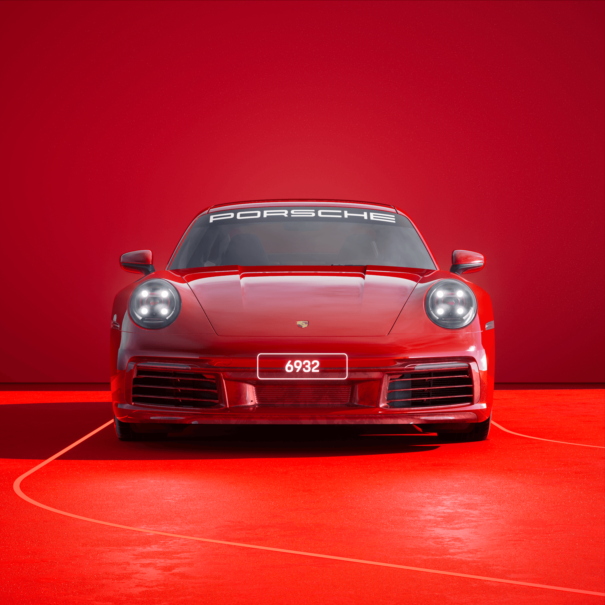 The PORSCHΞ 911 6932 image in phase