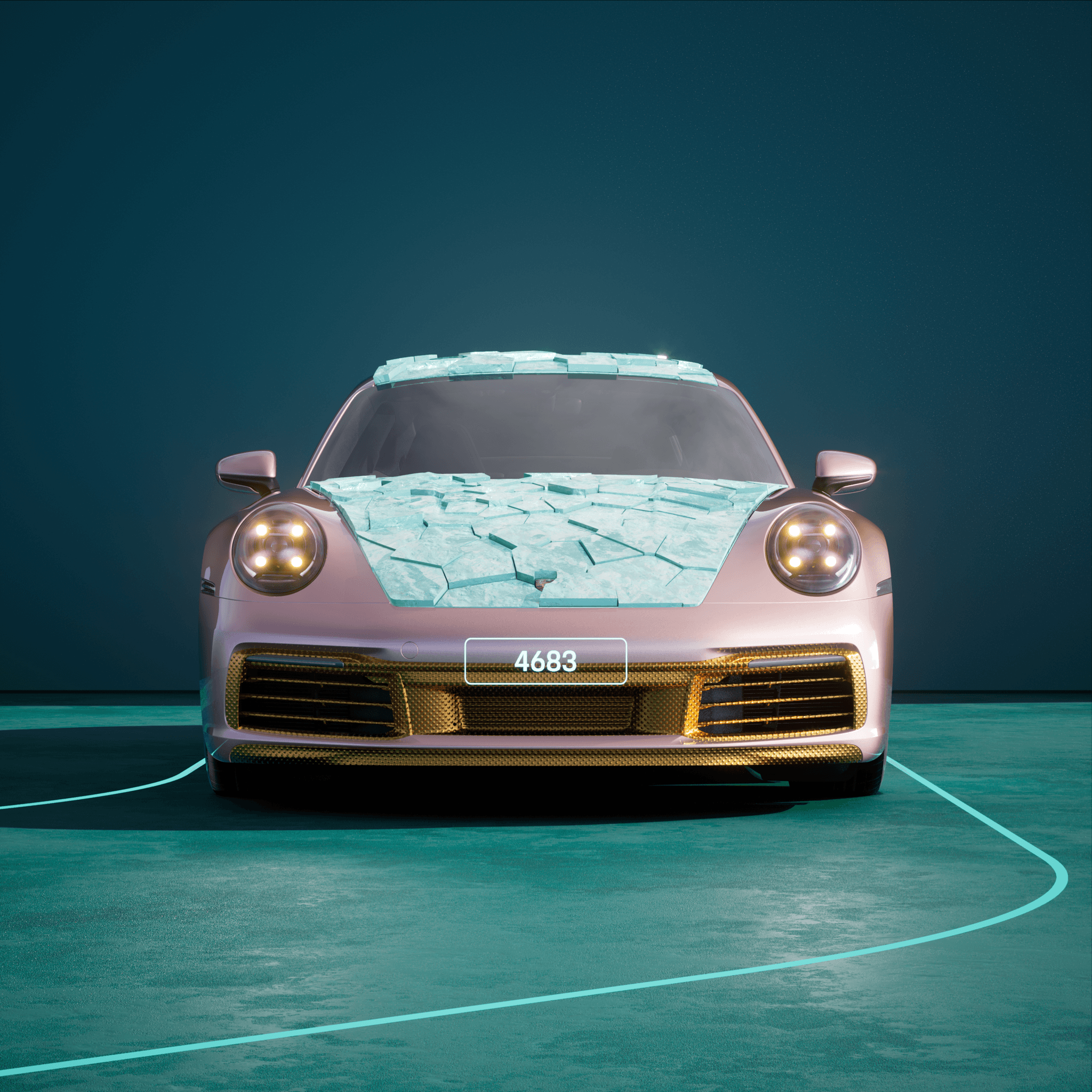 The PORSCHΞ 911 4683 image in phase
