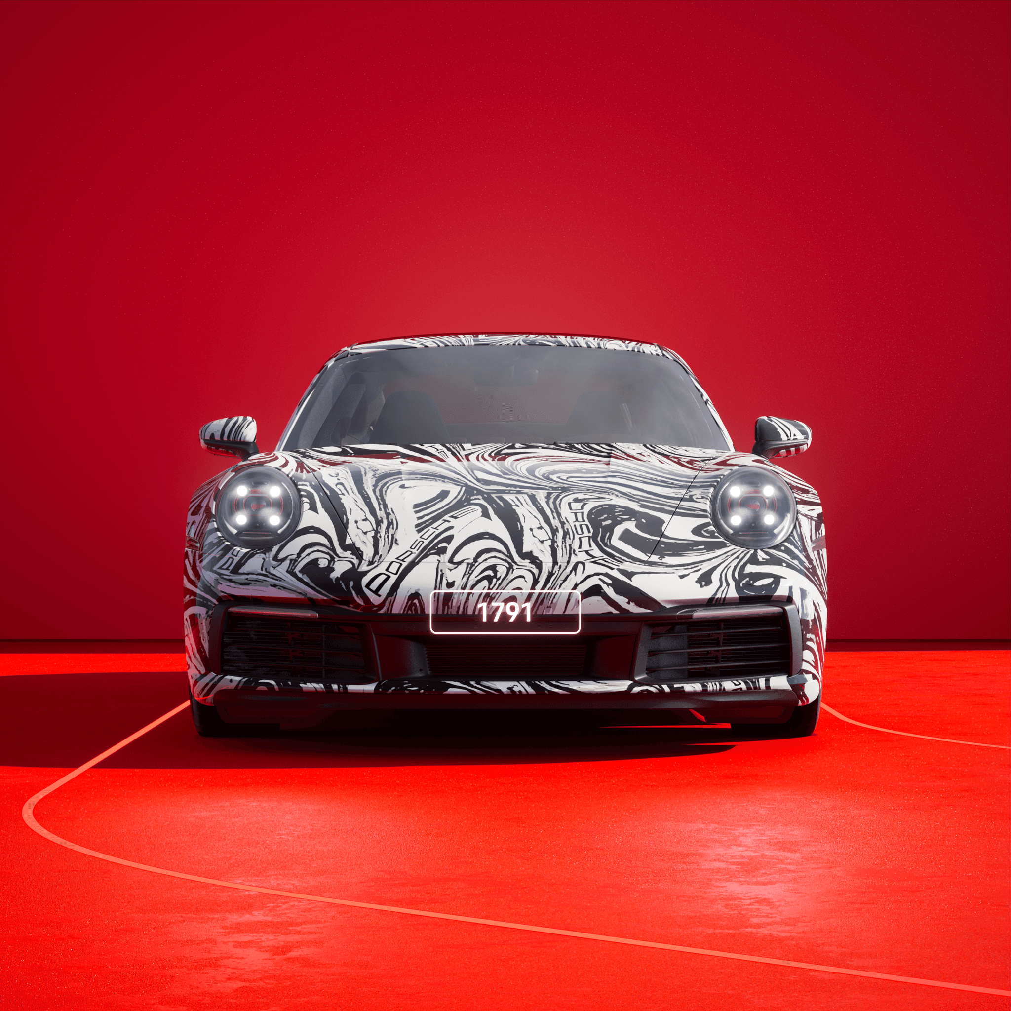 The PORSCHΞ 911 1791 image in phase