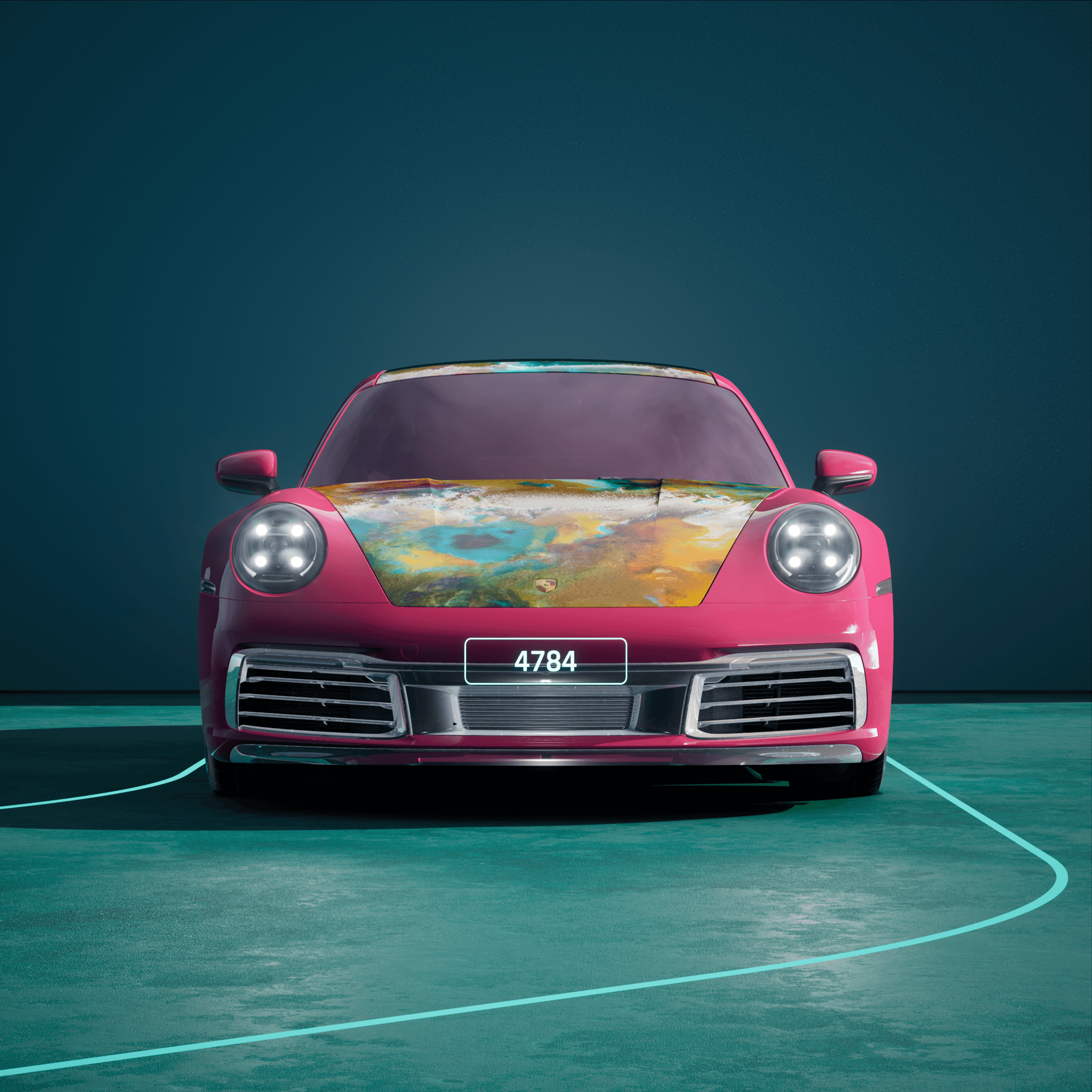The PORSCHΞ 911 4784 image in phase