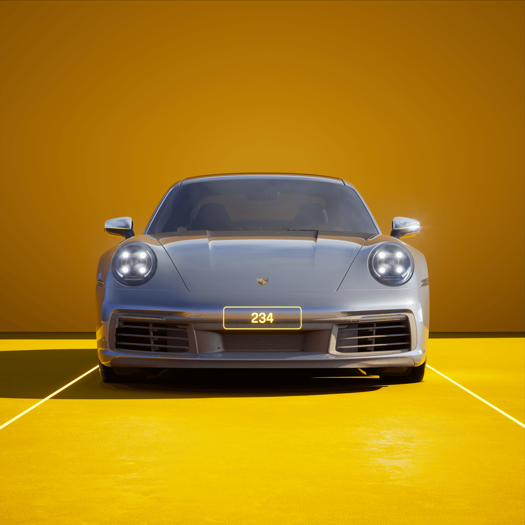 The PORSCHΞ 911 234 image in phase