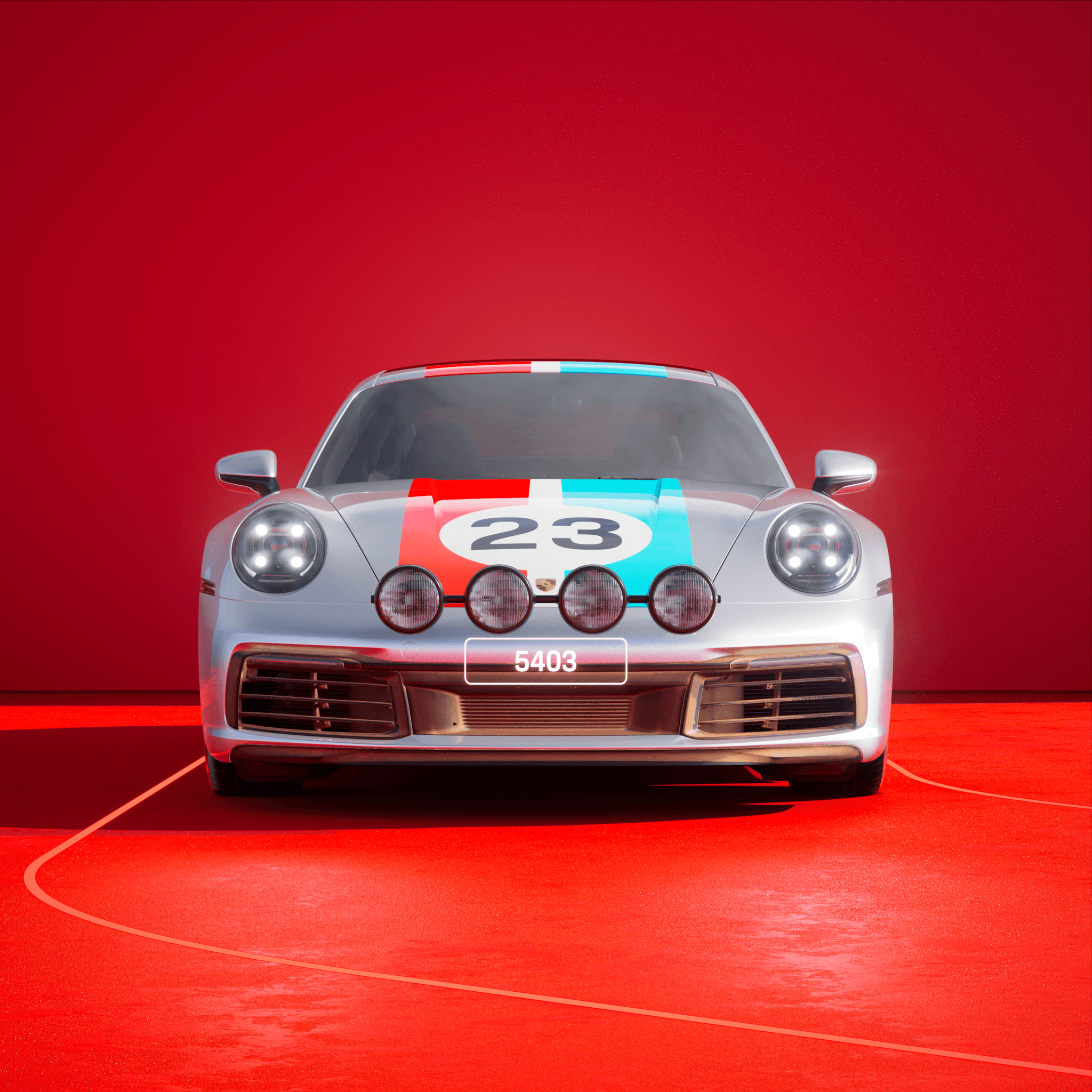 The PORSCHΞ 911 5403 image in phase