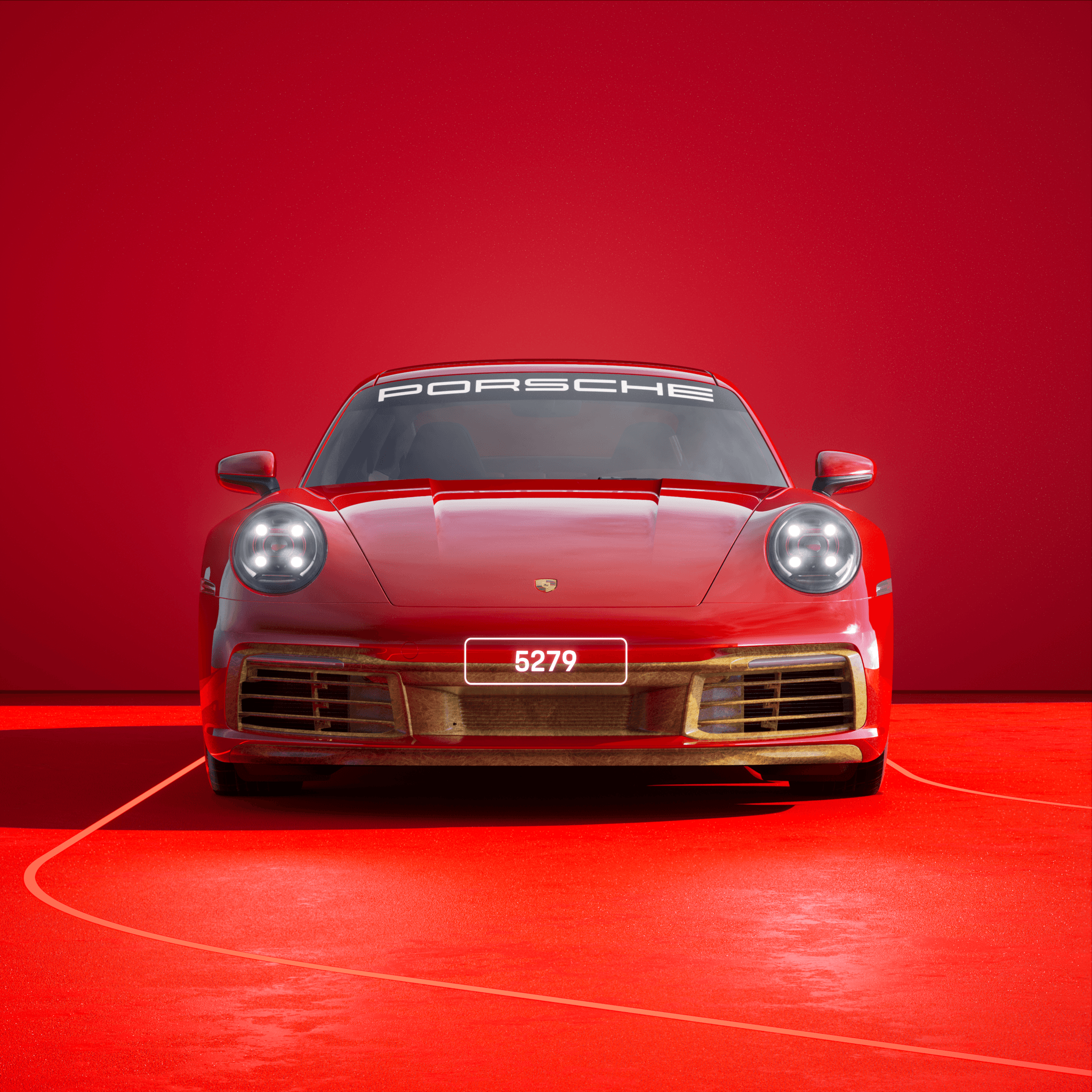 The PORSCHΞ 911 5279 image in phase
