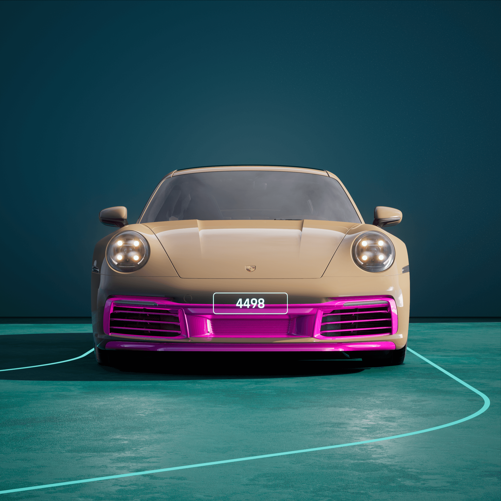 The PORSCHΞ 911 4498 image in phase
