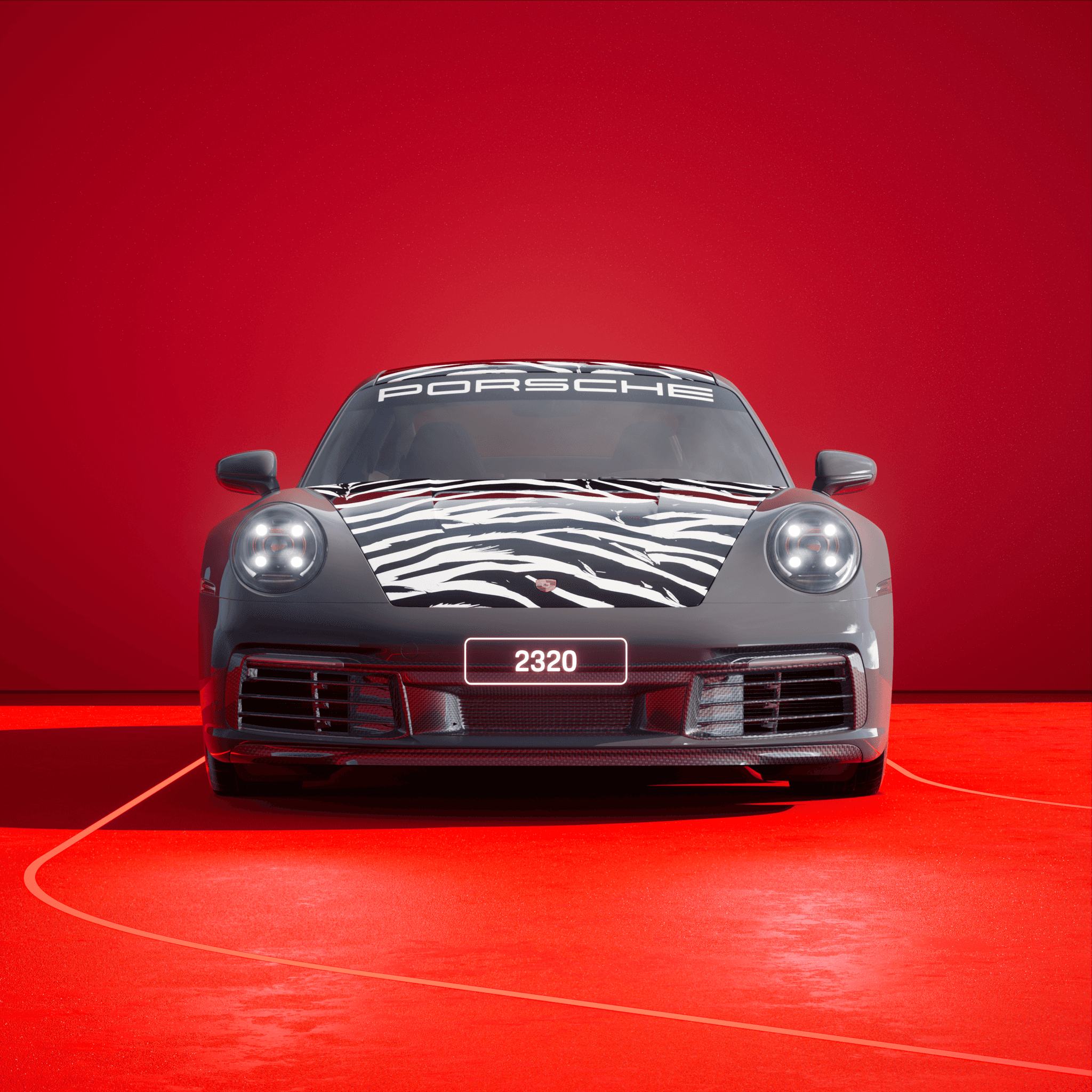 The PORSCHΞ 911 2320 image in phase