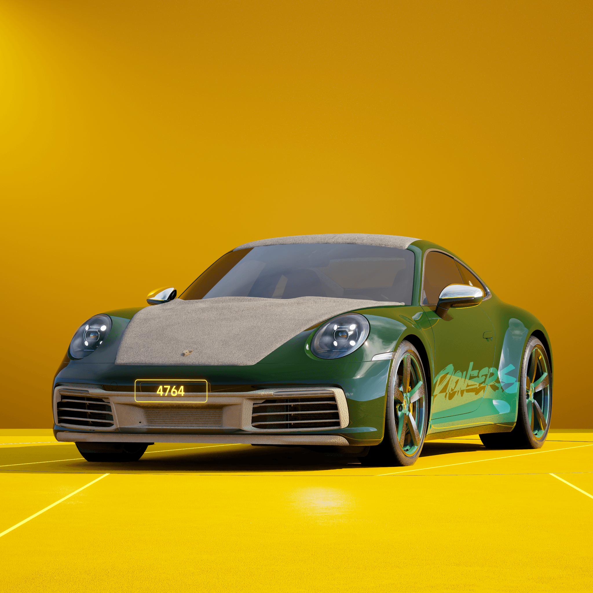 The PORSCHΞ 911 4764 image in phase