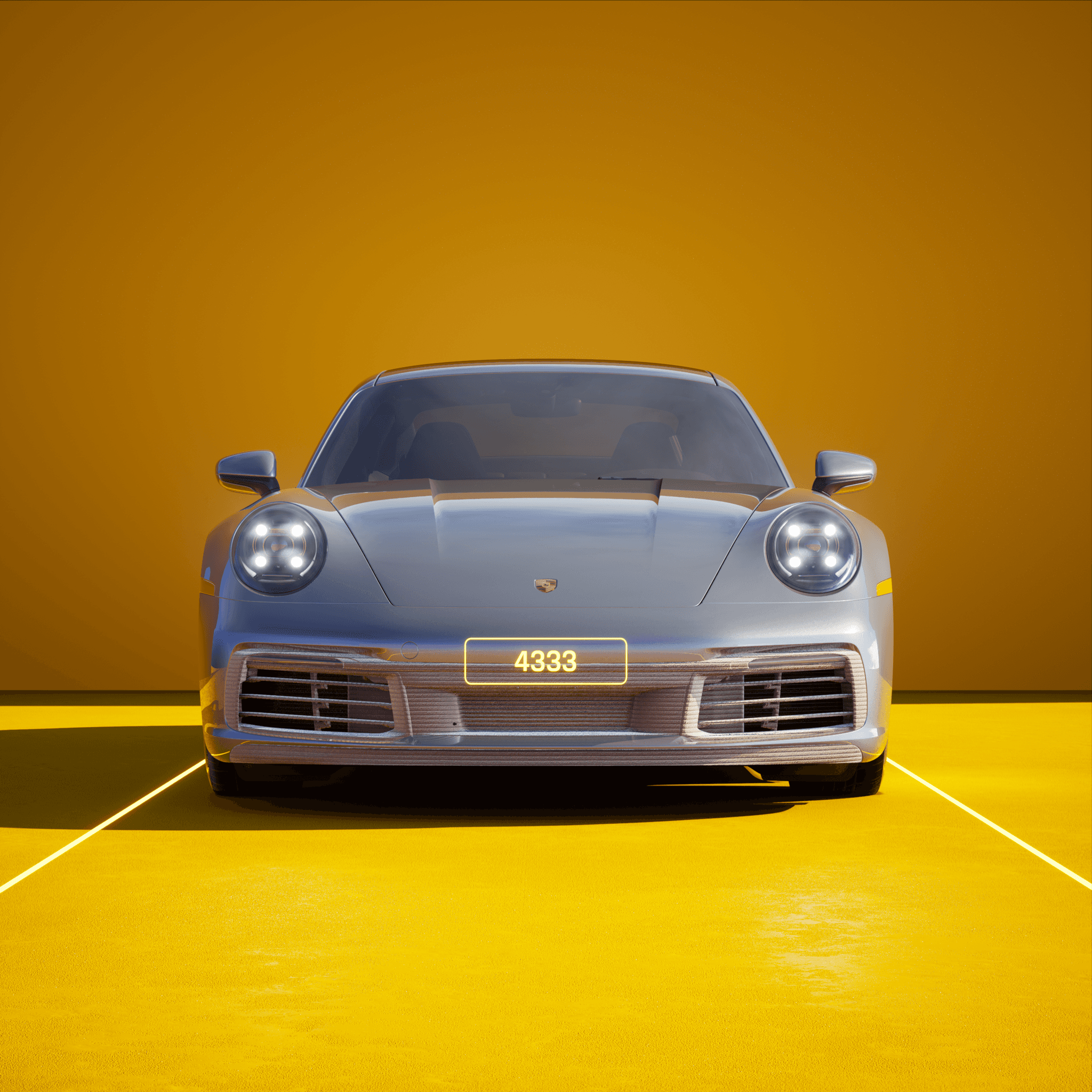 The PORSCHΞ 911 4333 image in phase